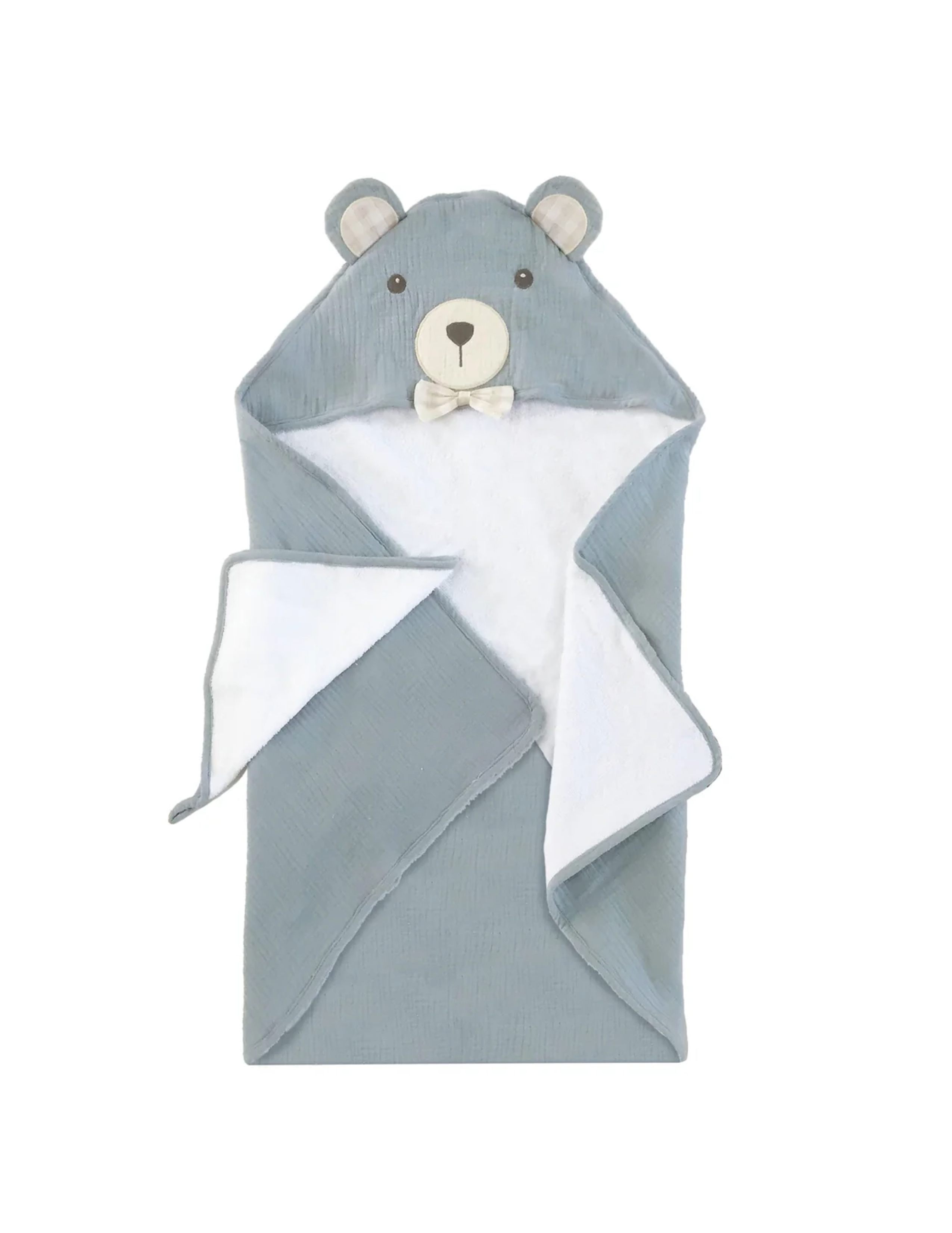 Terry Muslin Towel & Washcloth Set - Petit Bear