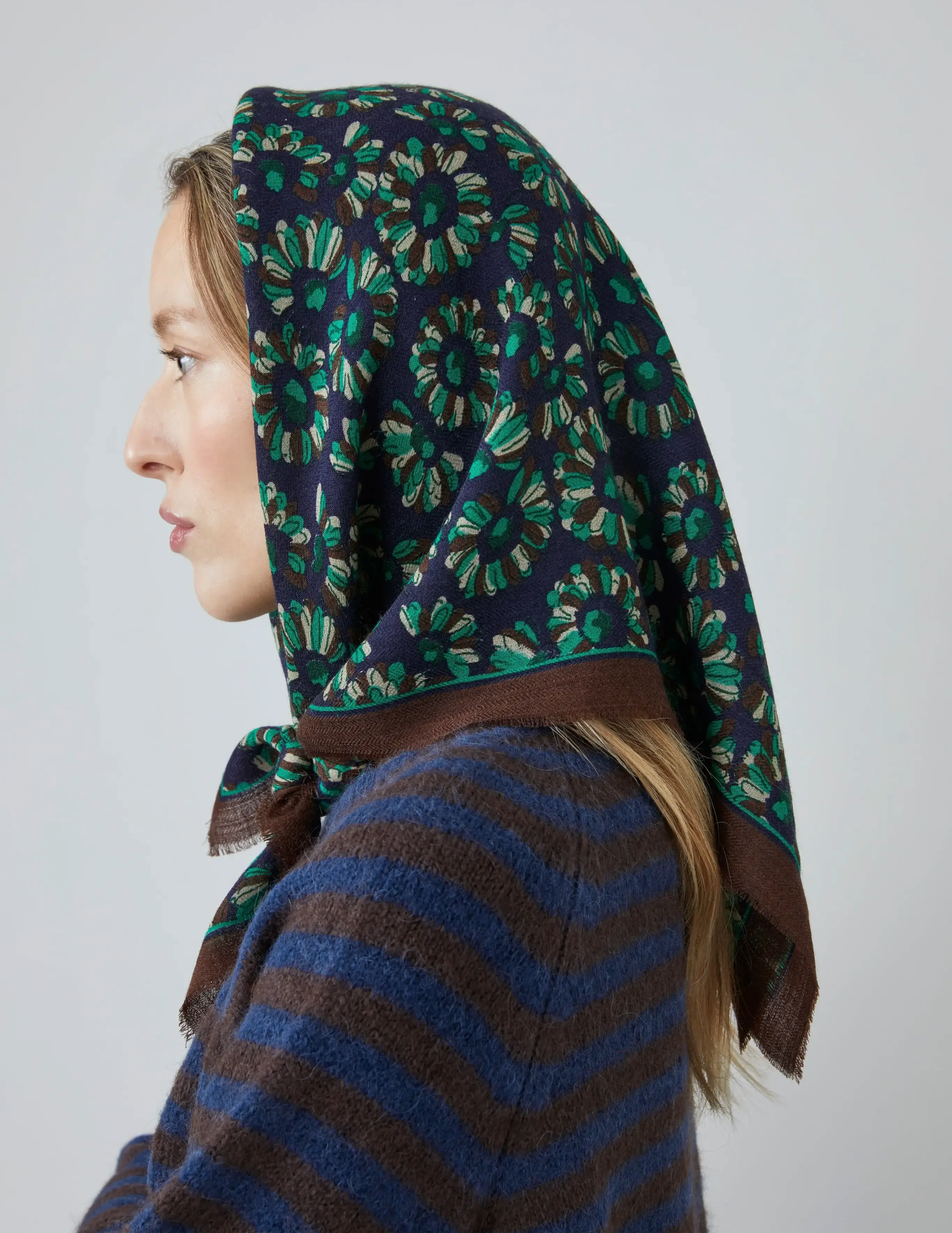 Croydon Scarf N°794 - Oxford Green
