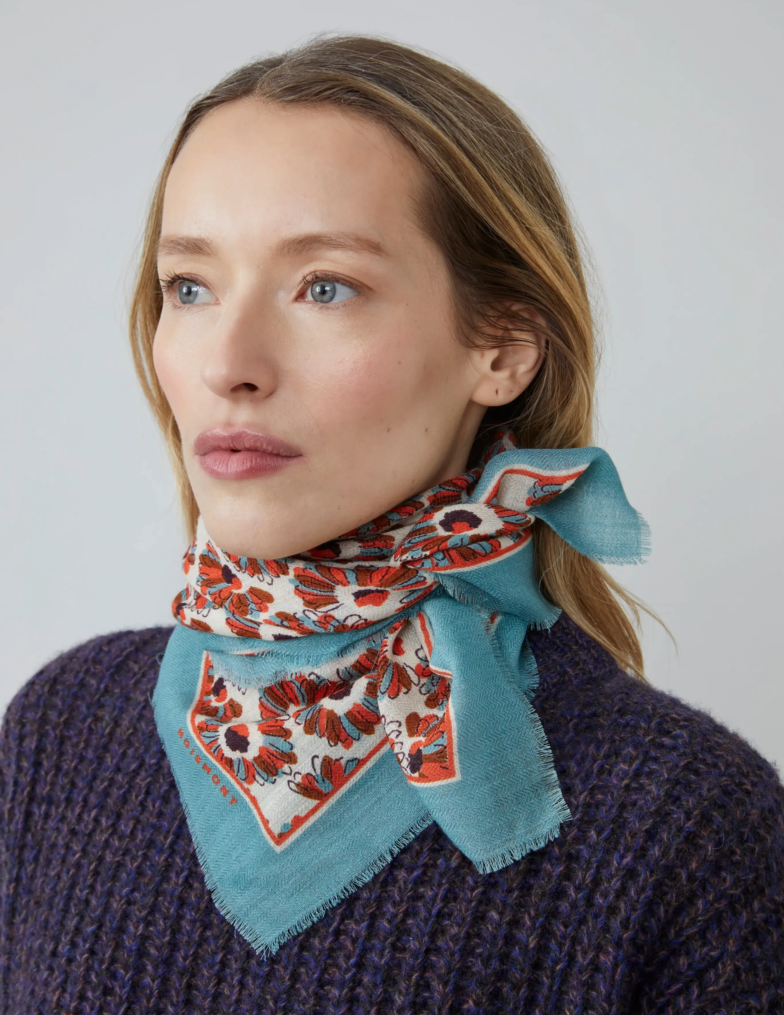 Croydon Scarf N°794 - London Blue