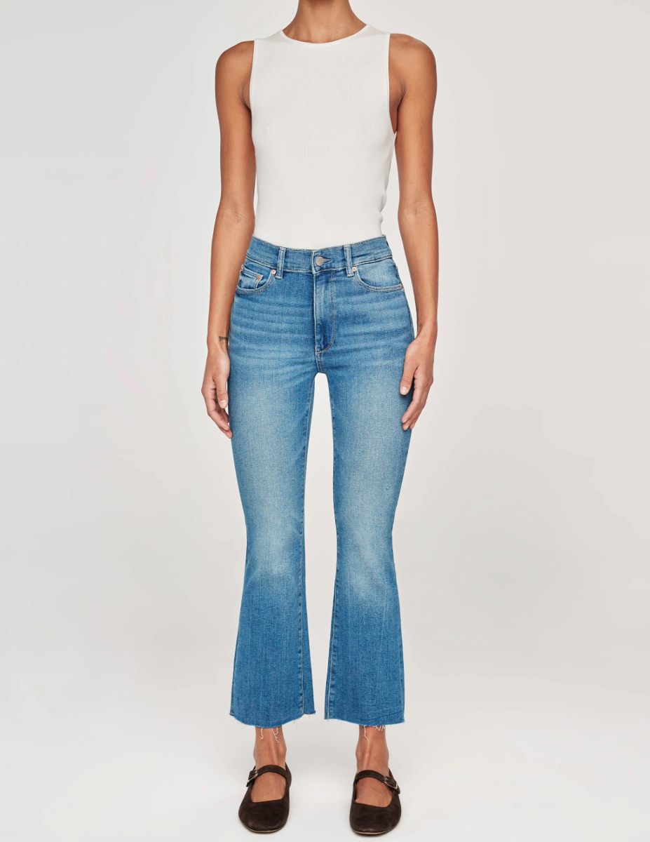 Bridget Boot High Rise Instasculp Crop Jeans - Island Park