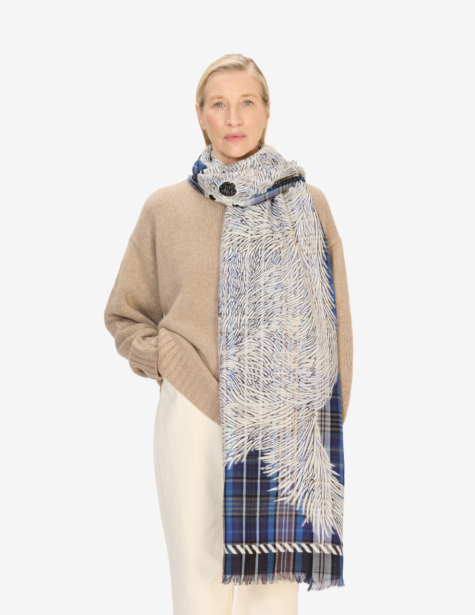 Scarf 70 3D Freddy - Blue