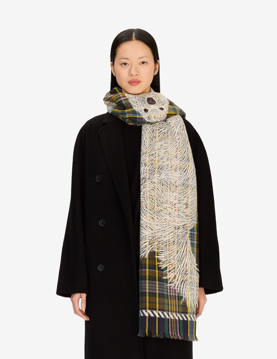 Scarf 70 3D Freddy - Khaki