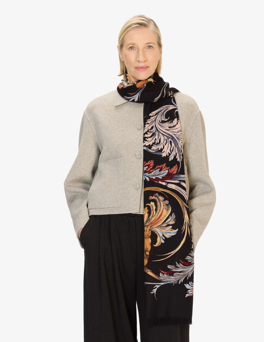 Scarf 55 Rococo - Navy