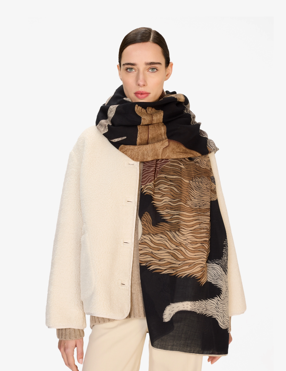 Scarf 100 Toutou - Black