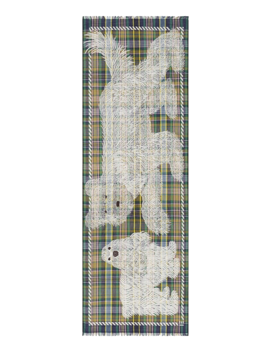 Scarf 70 3D Freddy - Khaki