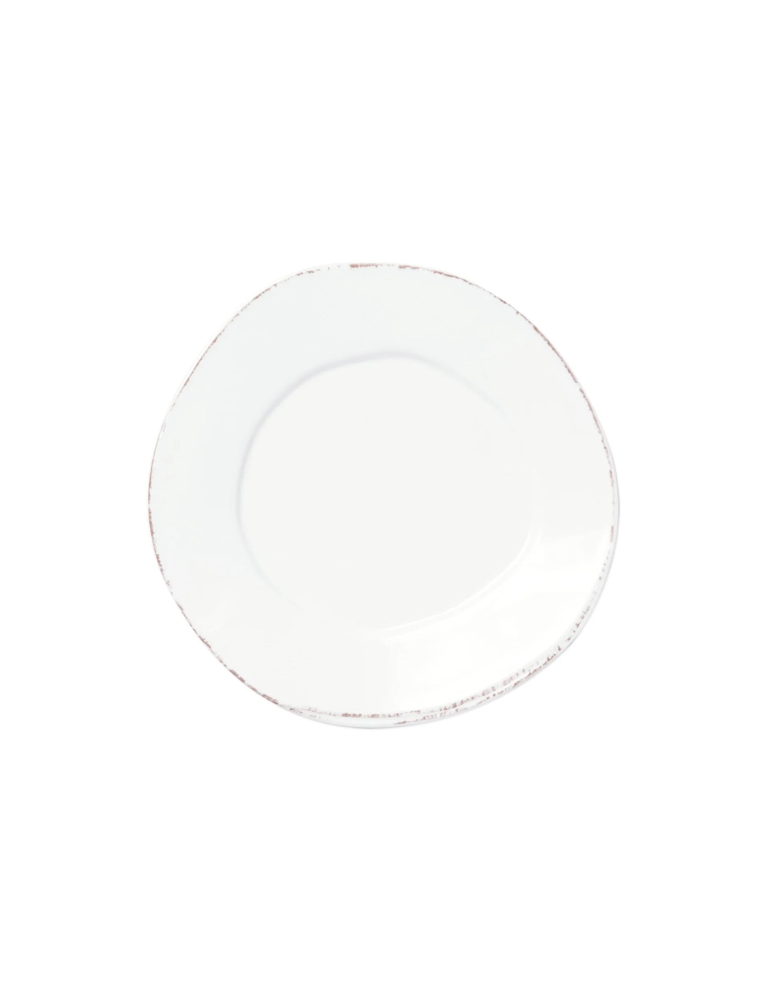 Lastra White Melamine Salad Plate Set/4