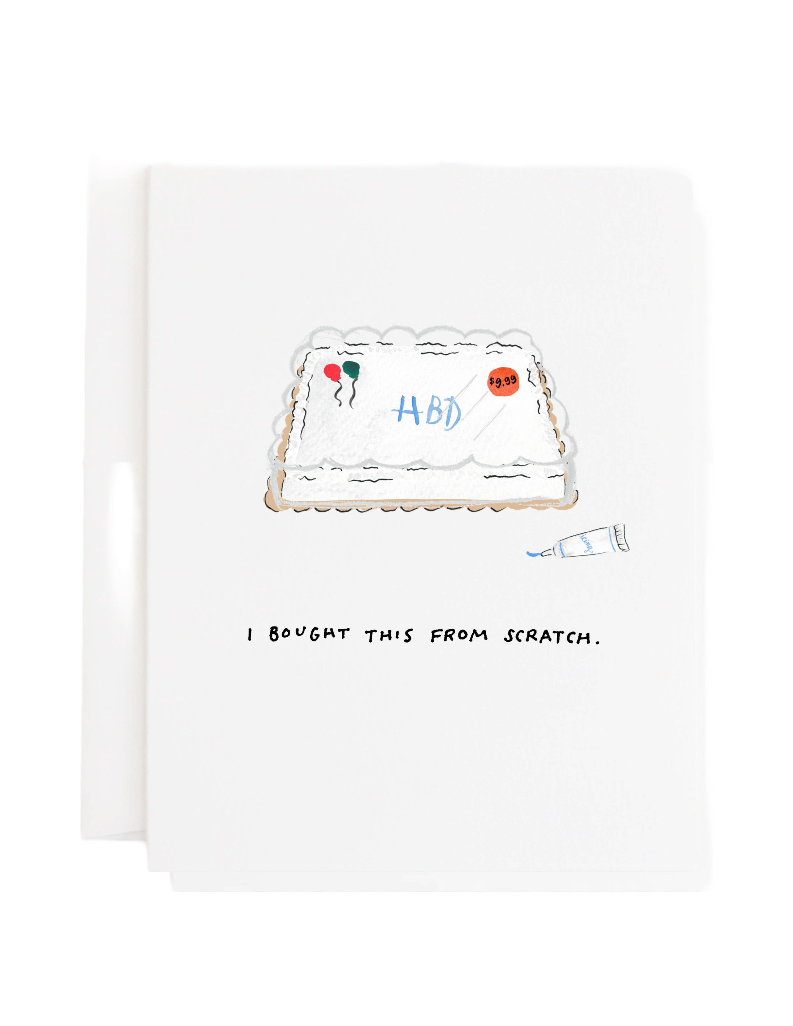 Store Bought Cake Card