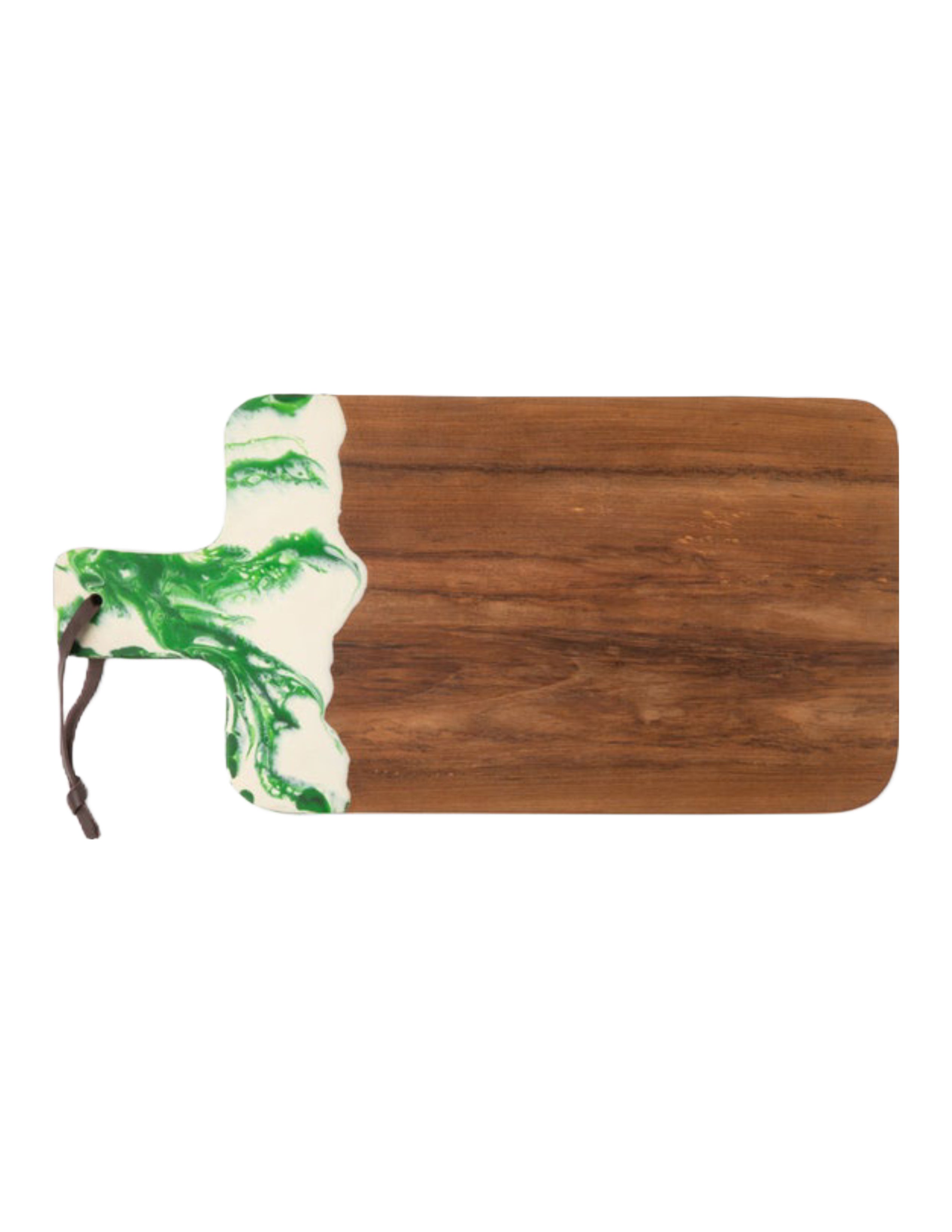 Austin Teak Serving Board - Green