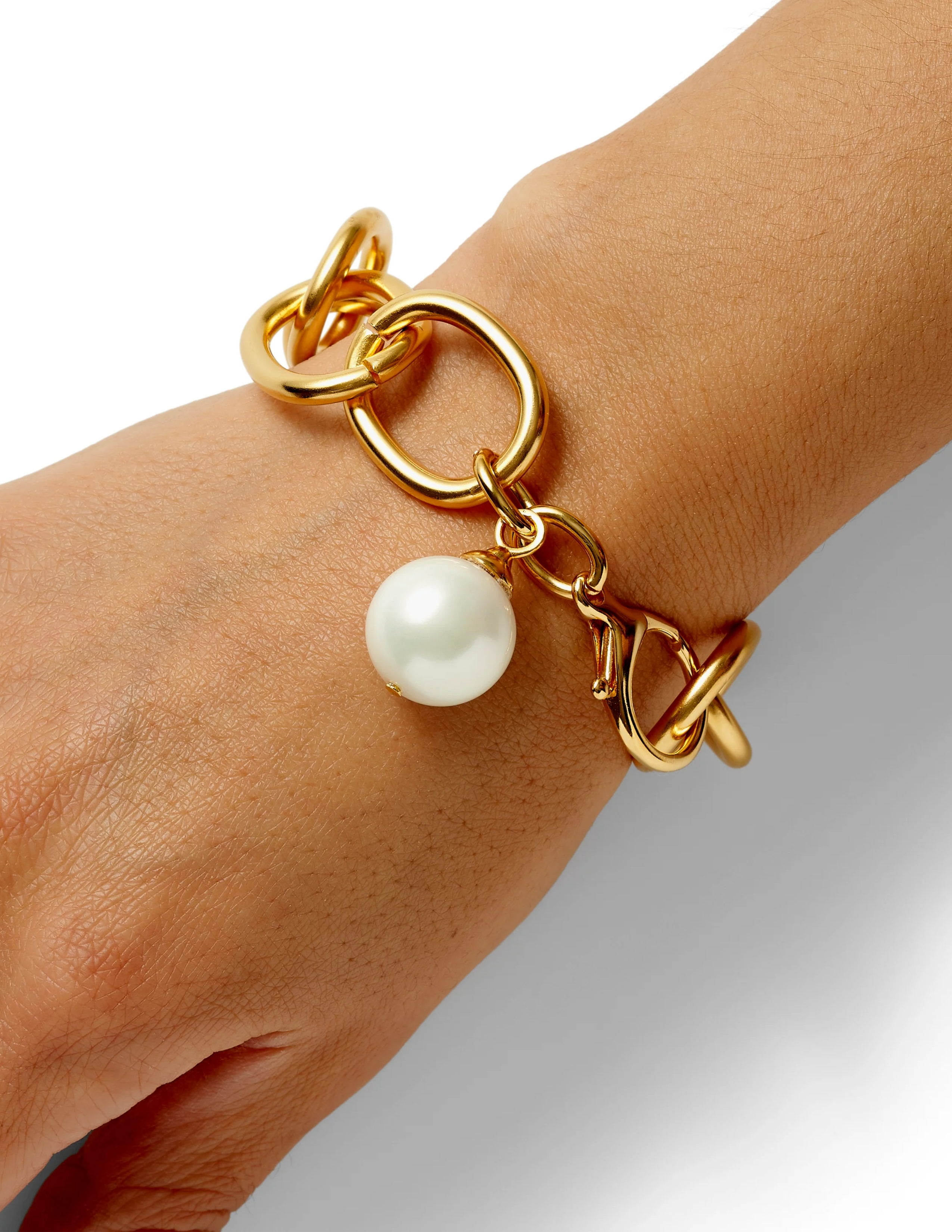 Big Boy Bracelet - Pearl/Gold