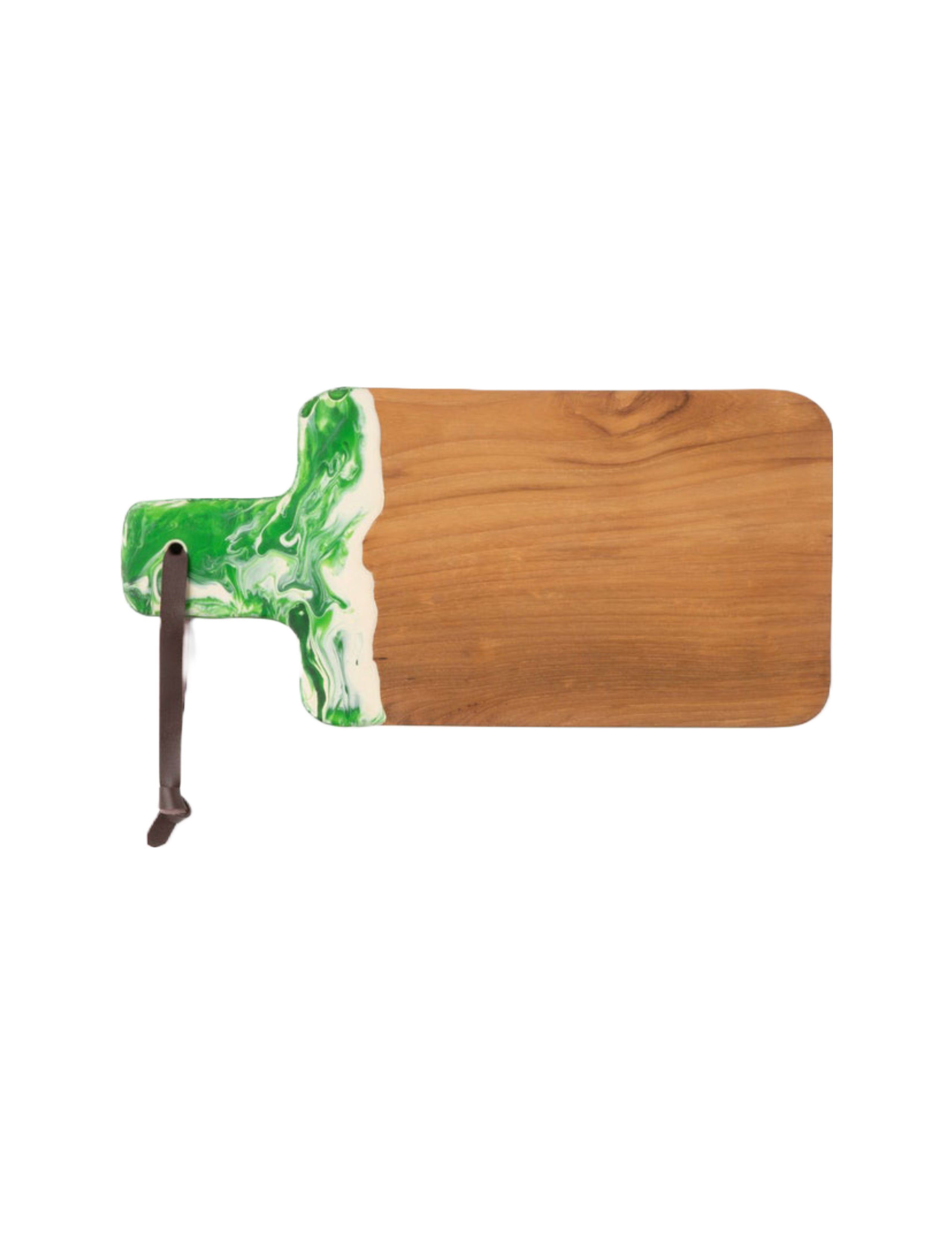 Austin Teak Serving Board - Green