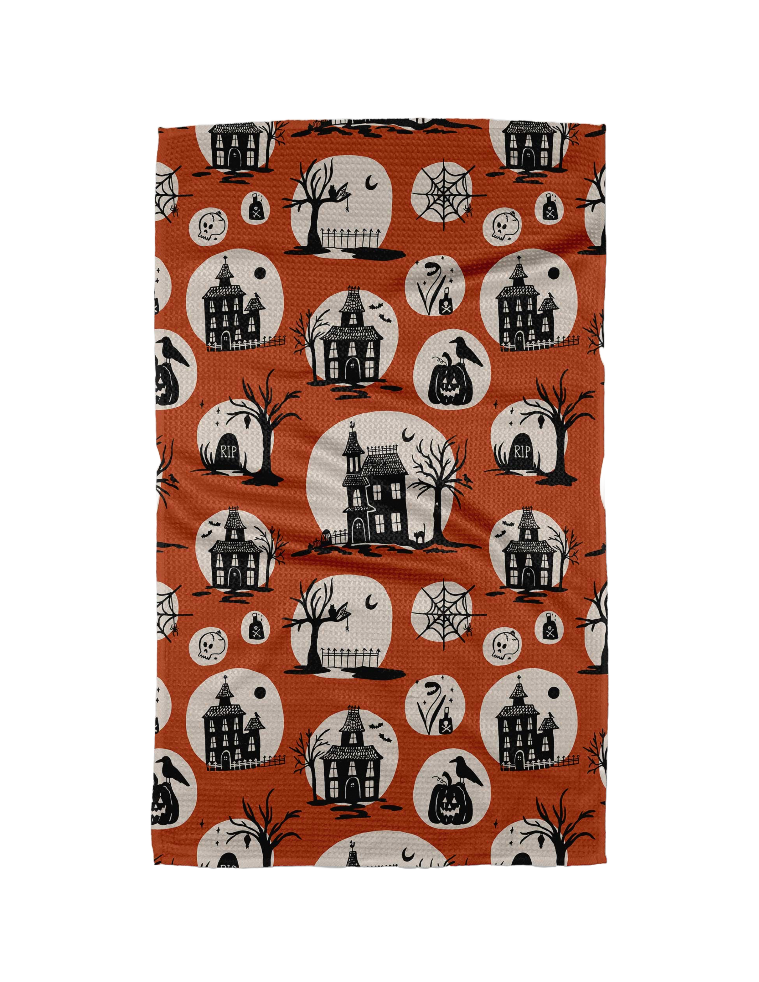 Microfiber Kitchen Towel - Haunted House