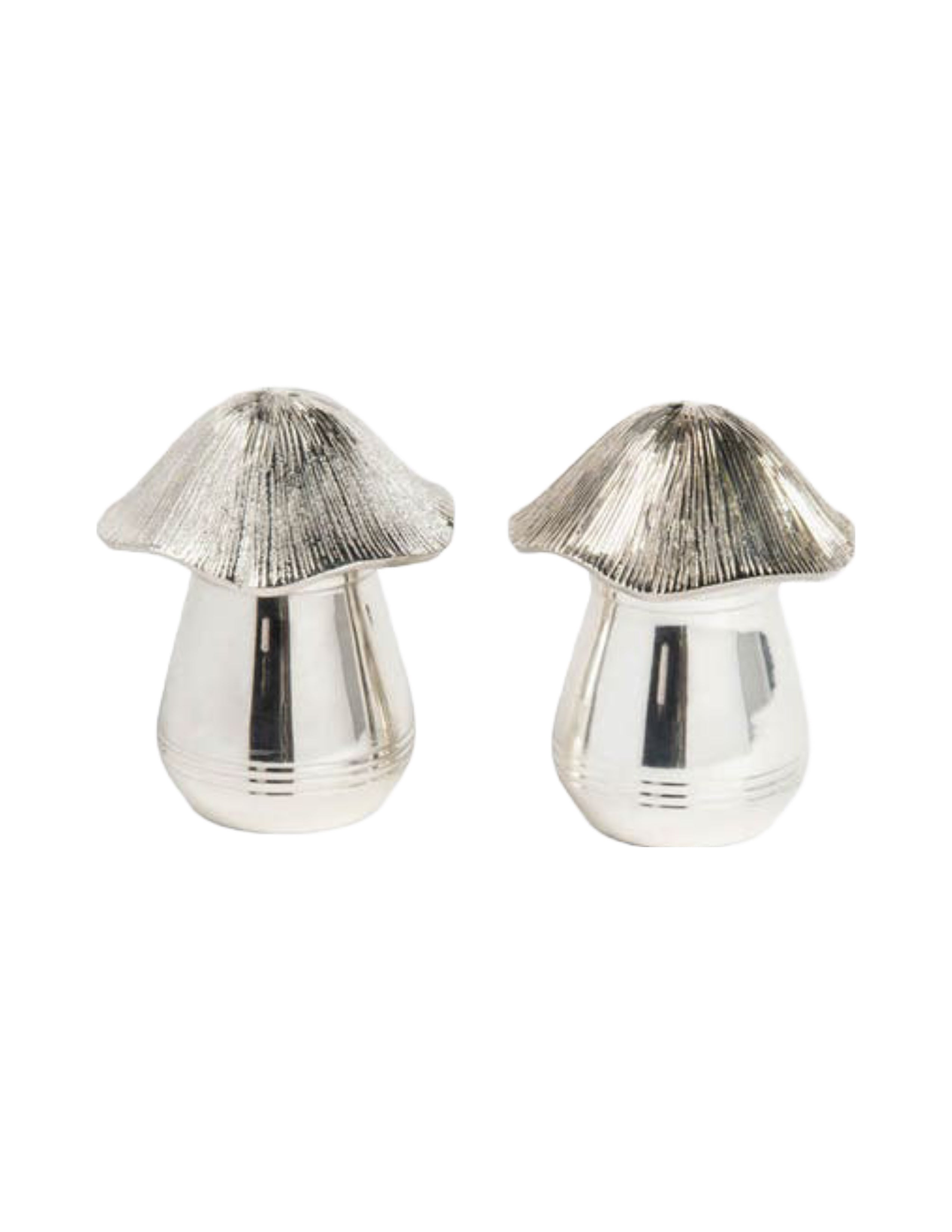 Heidi Silver Mushroom Salt & Pepper Boxed Set