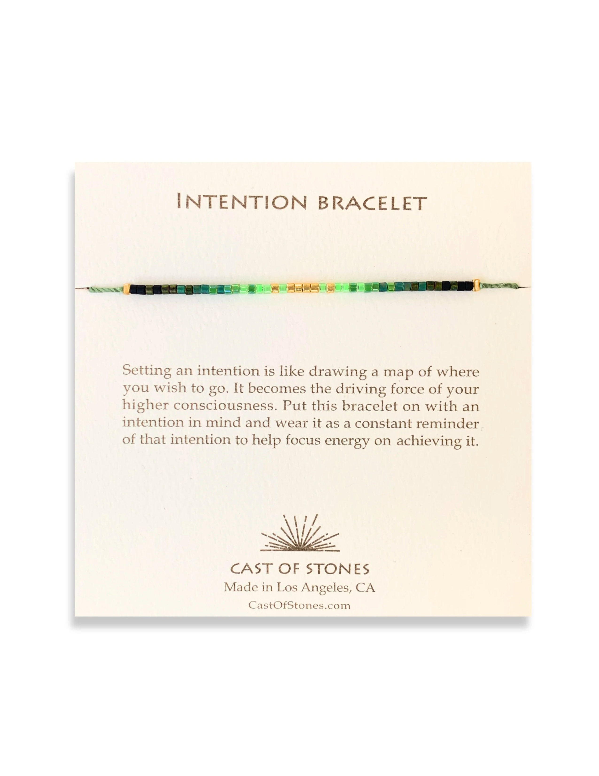 Intention Bracelet - Radiant Green