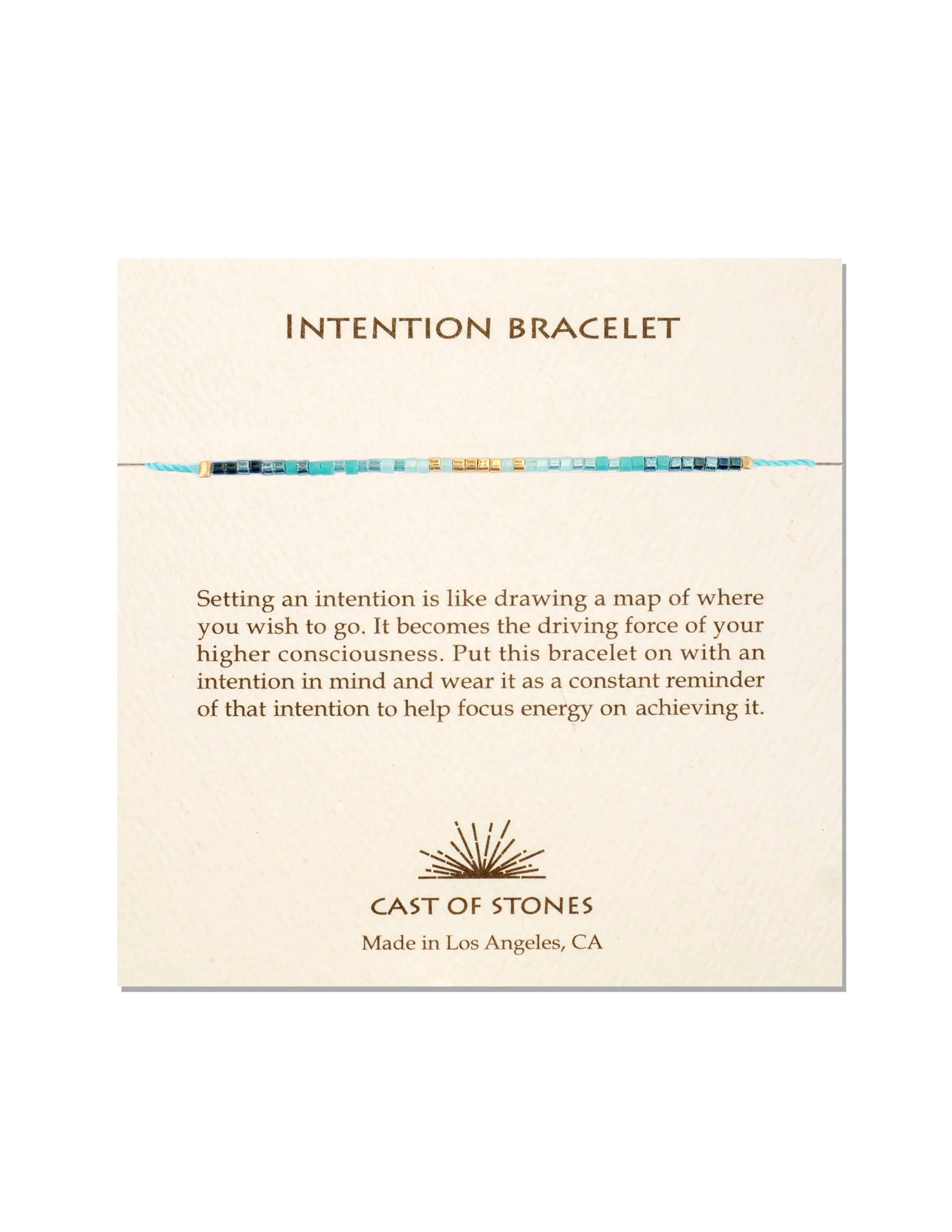 Intention Bracelet - Radiant Aqua