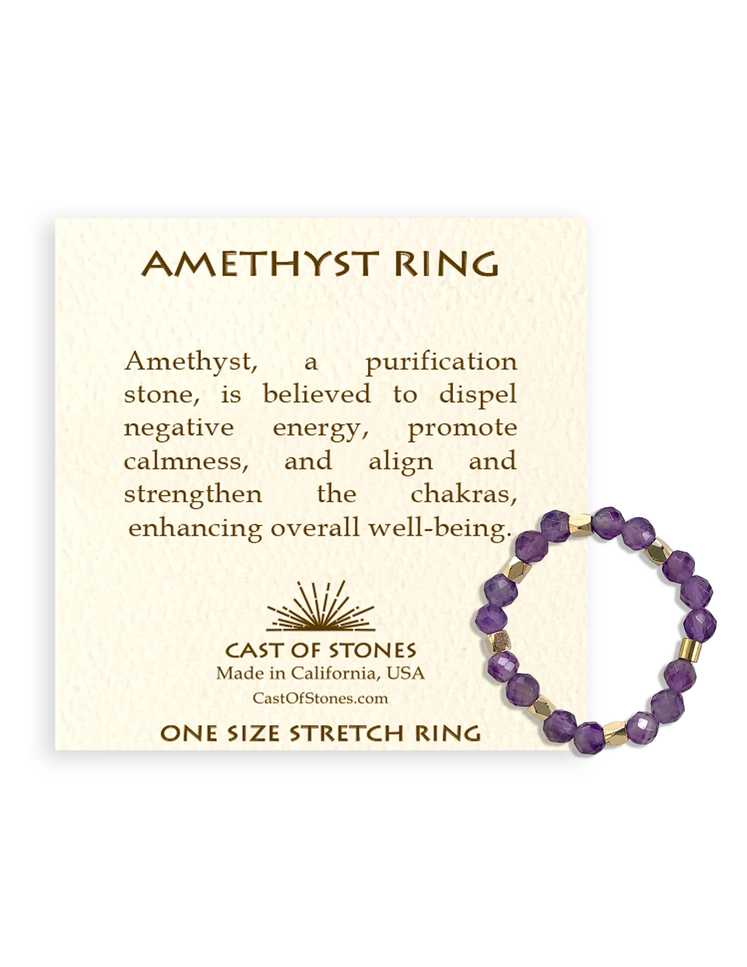 Gemstone Ring - Amethyst