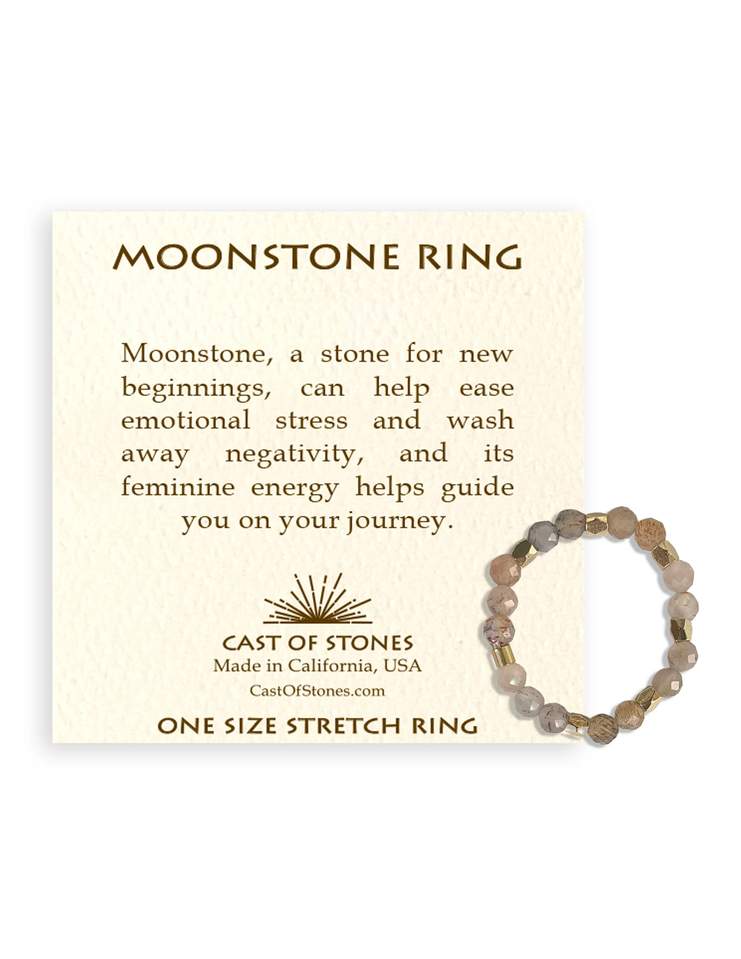 Gemstone Ring - Moonstone