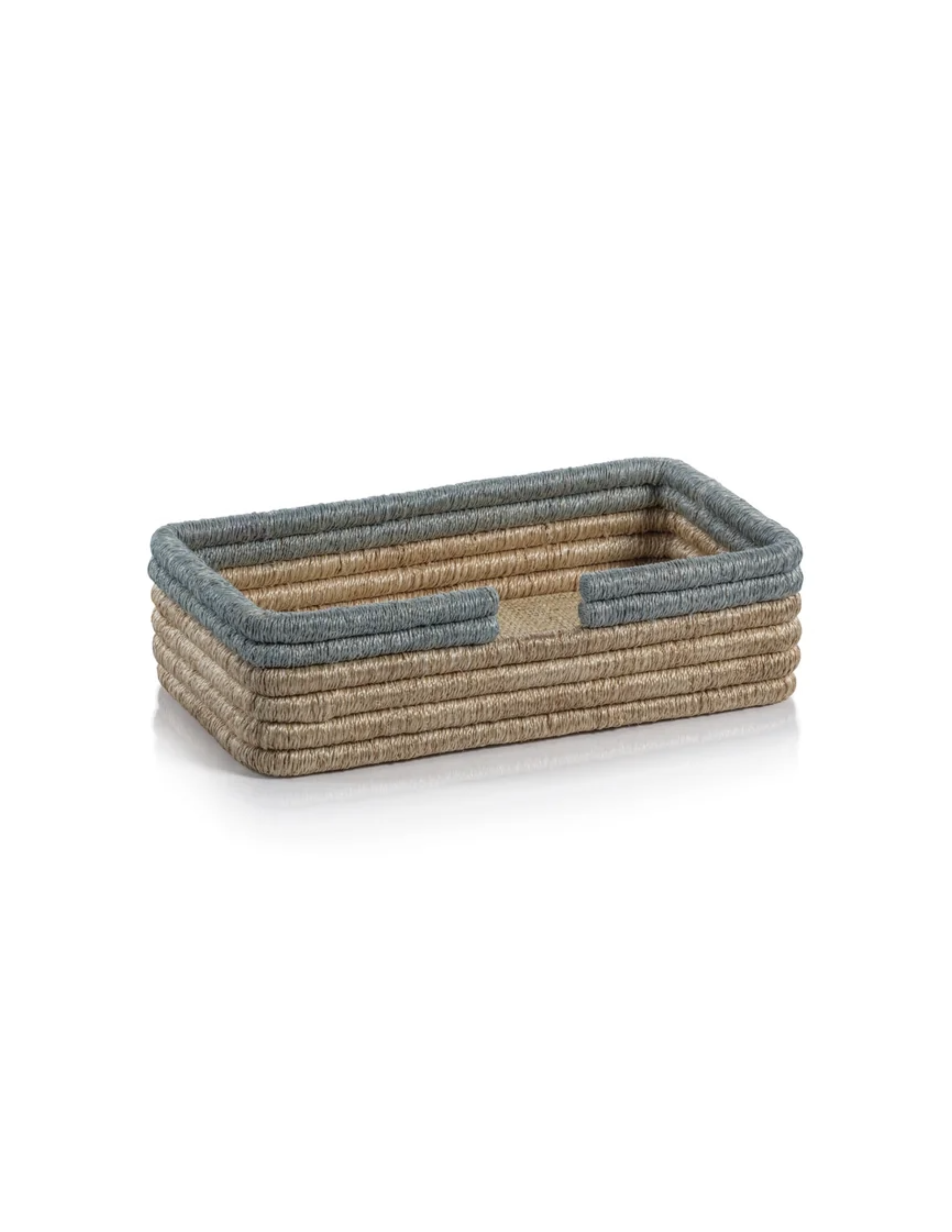 La Côte Coiled Rattan and Abaca Guest Towel Holder