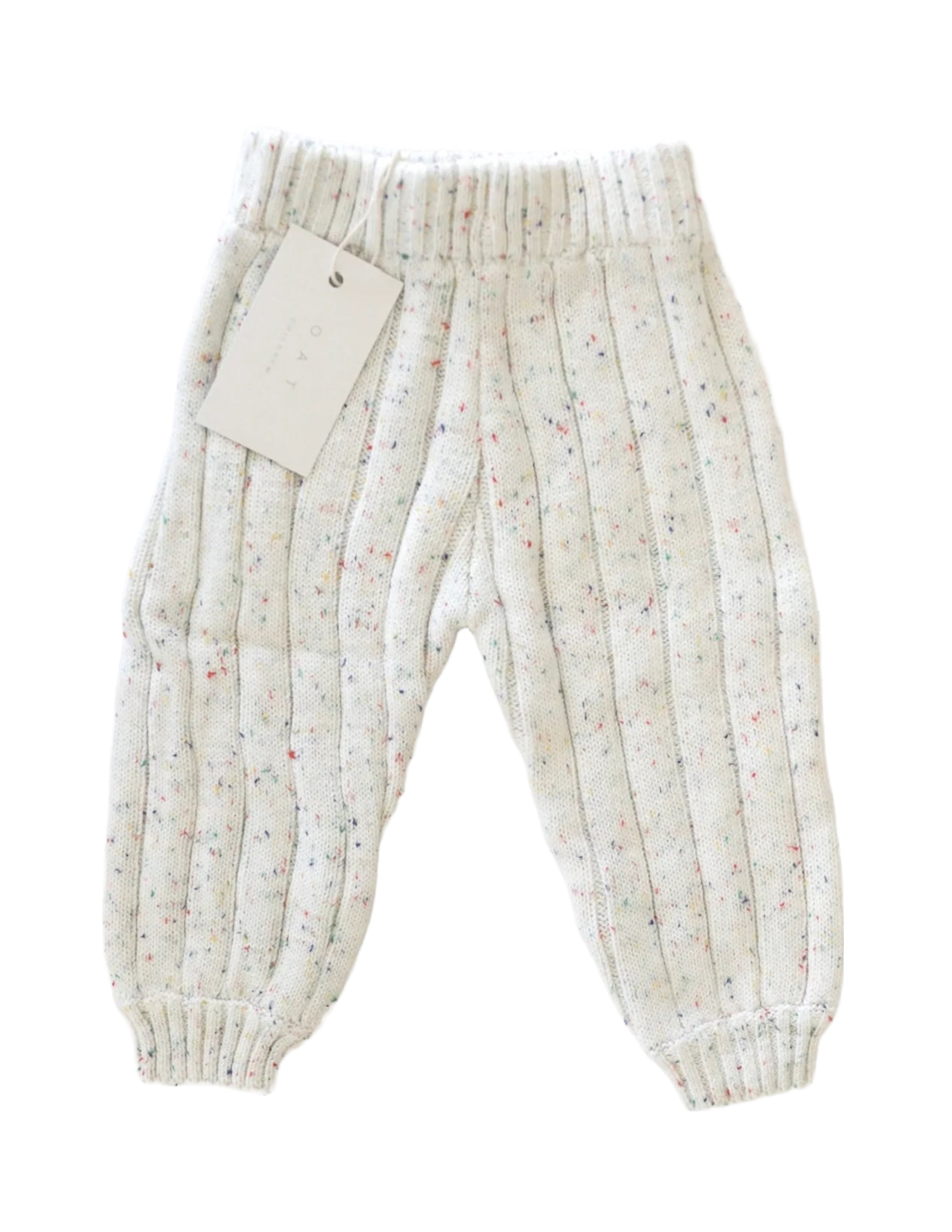 Children’s Wide Ribbed Knit Pant - Sprinkle