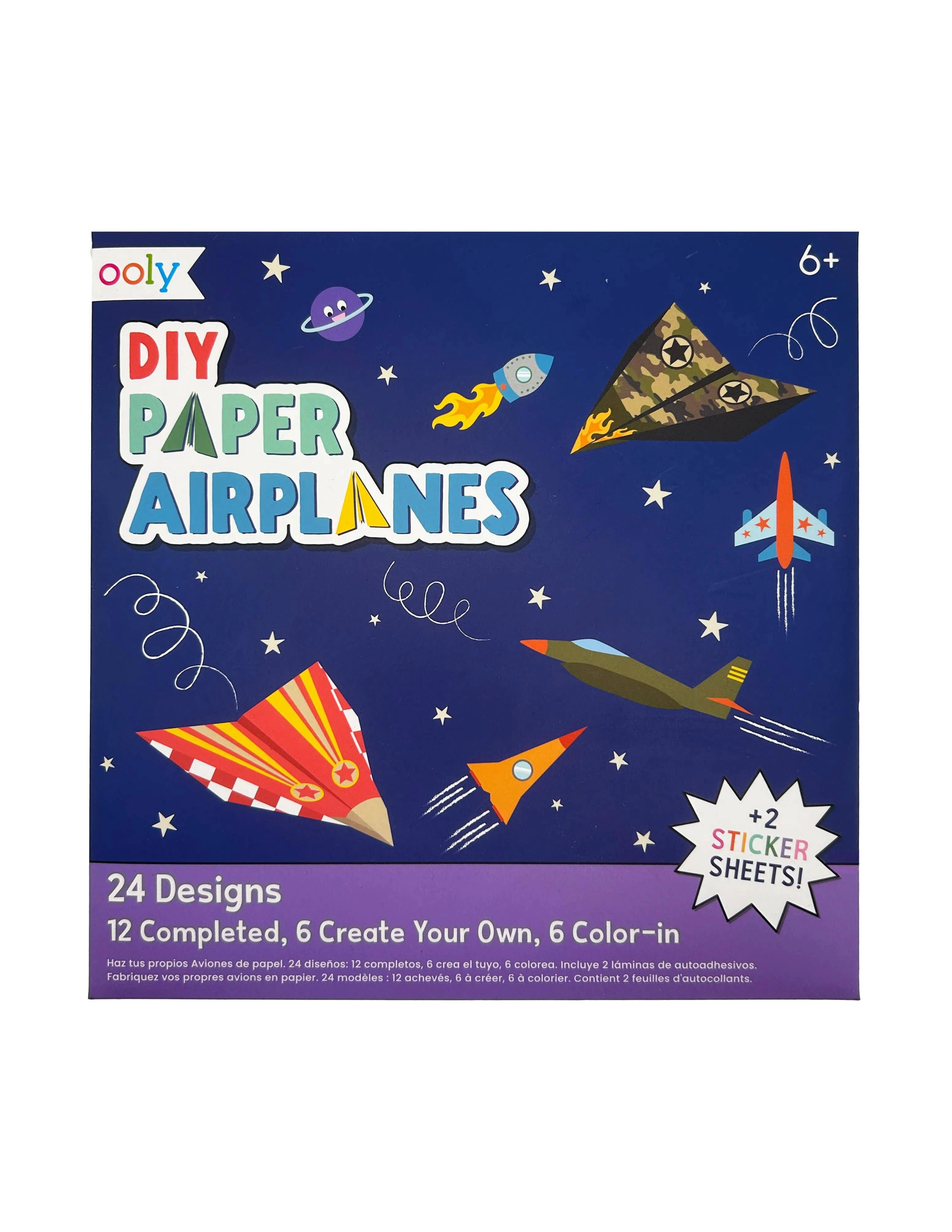 D.I.Y. Paper Air Planes Activity Kit