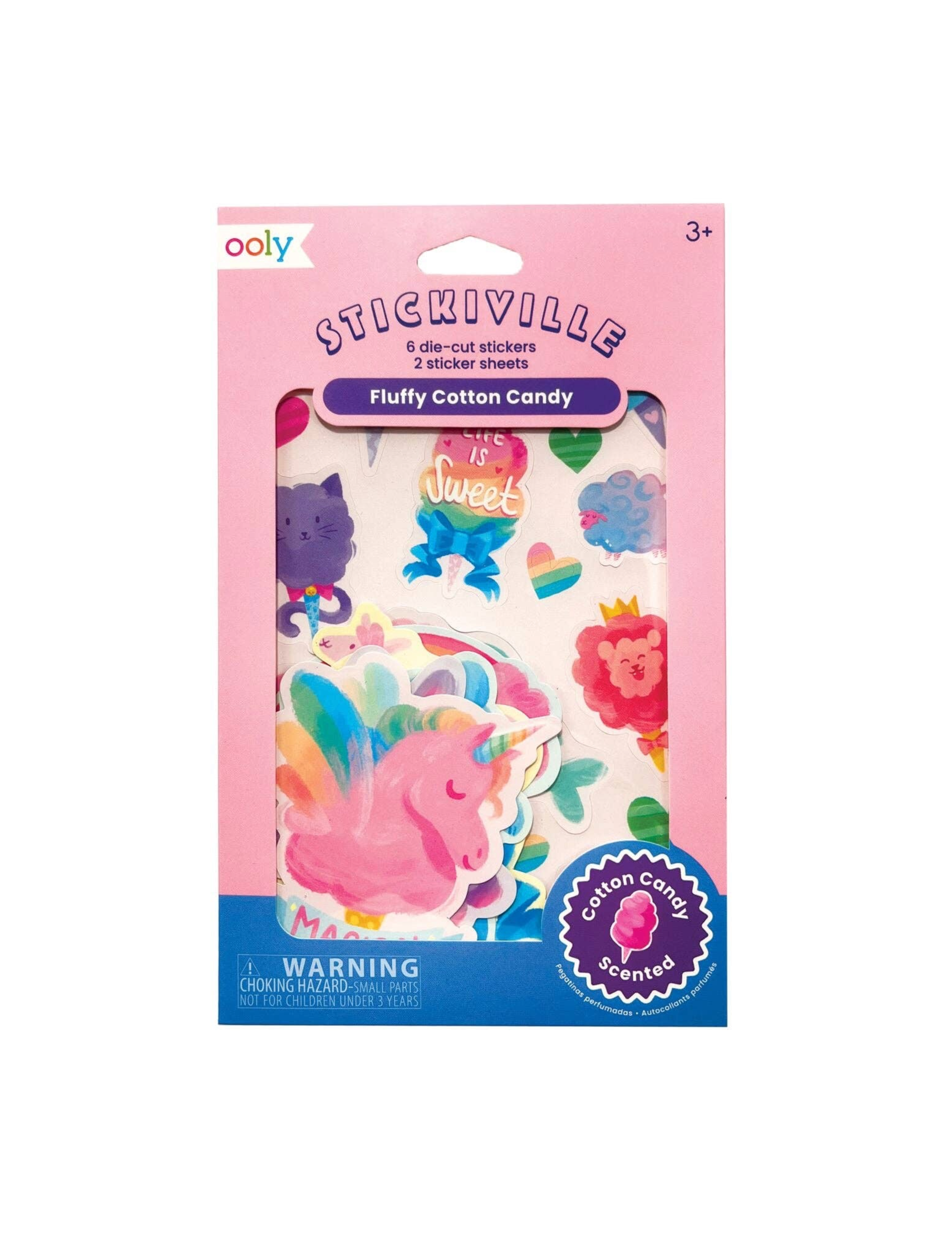 Stickiville Stickers - Fluffy Cotton Candy