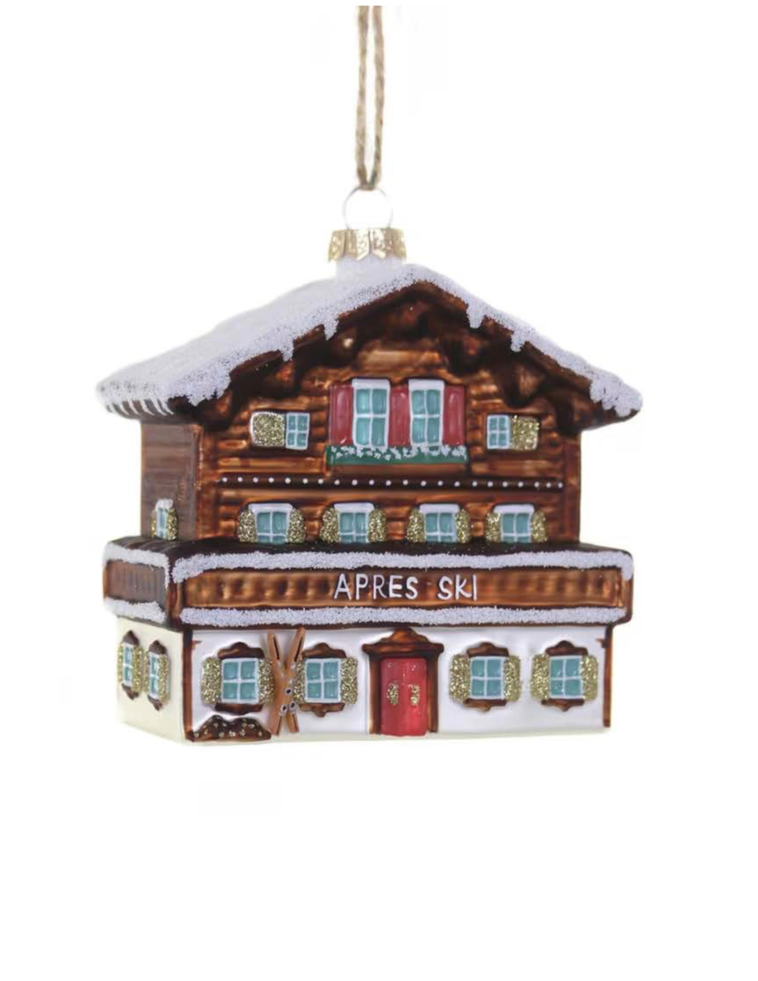 Ski Chalet Ornament