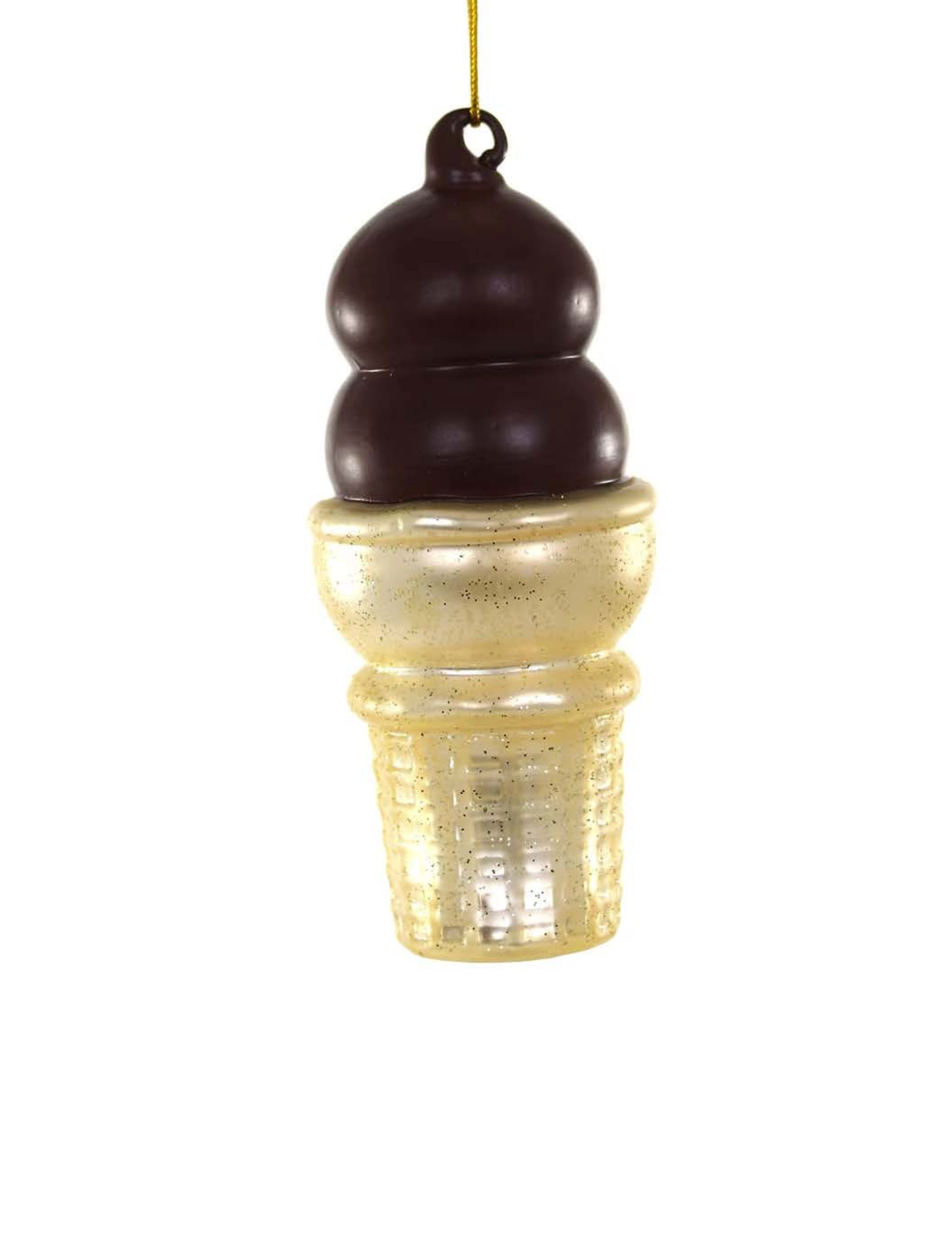 Chocolate Dipped Cone Ornament