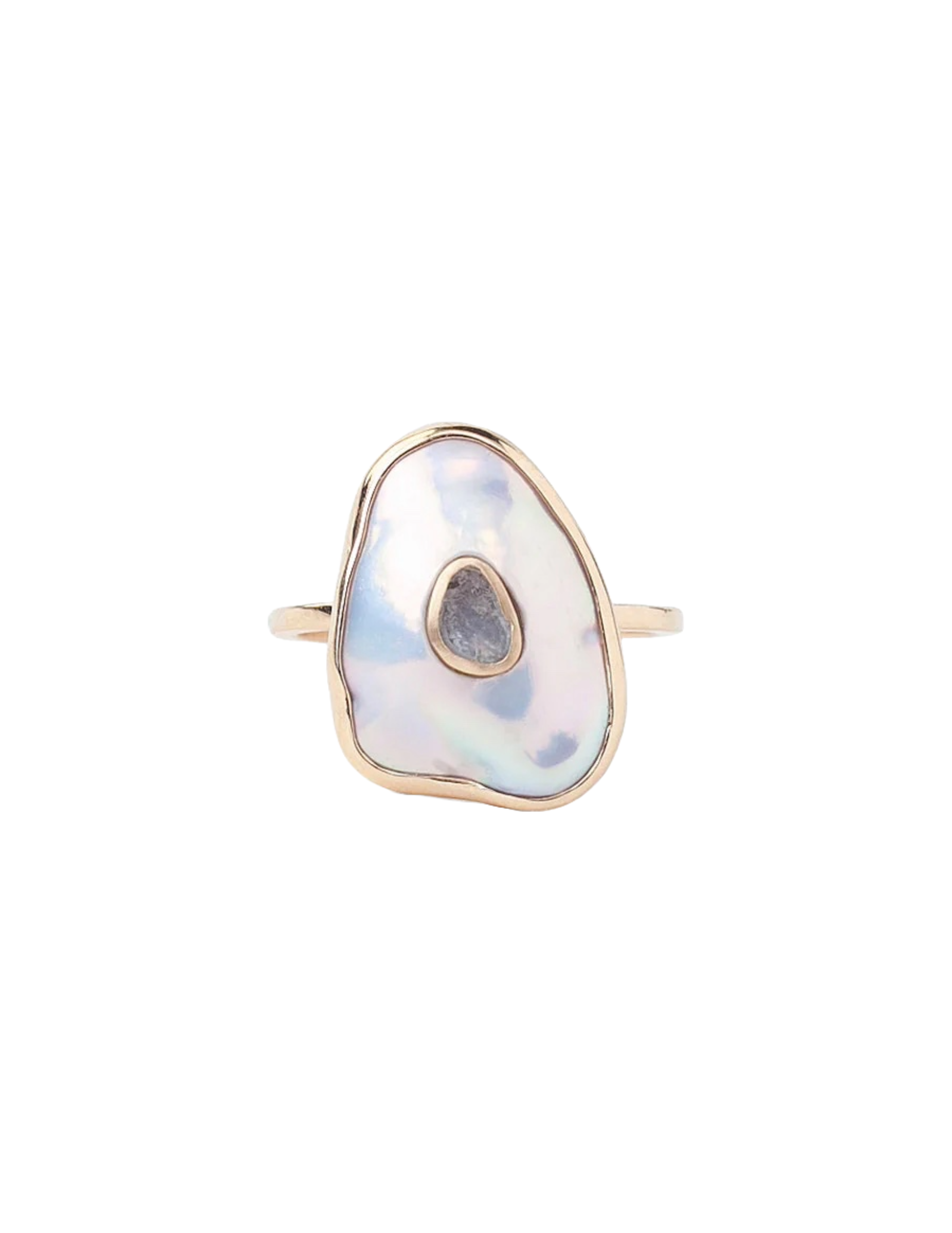 14K Oasis Ring with Pearl