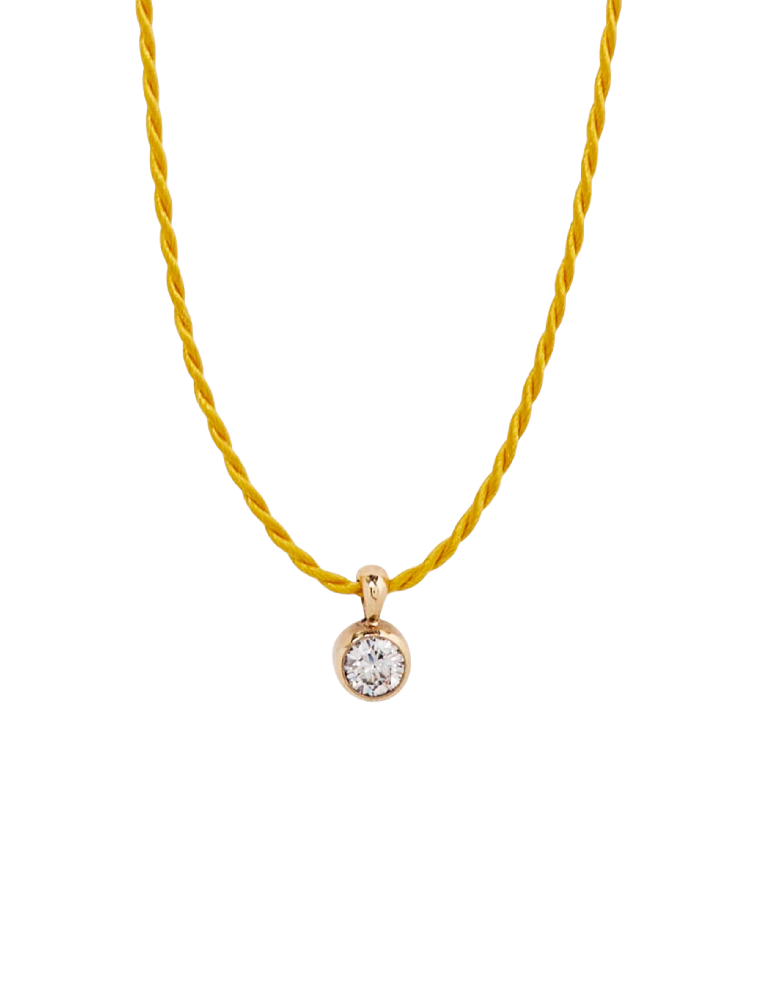 Este Diamond Necklace - Mustard