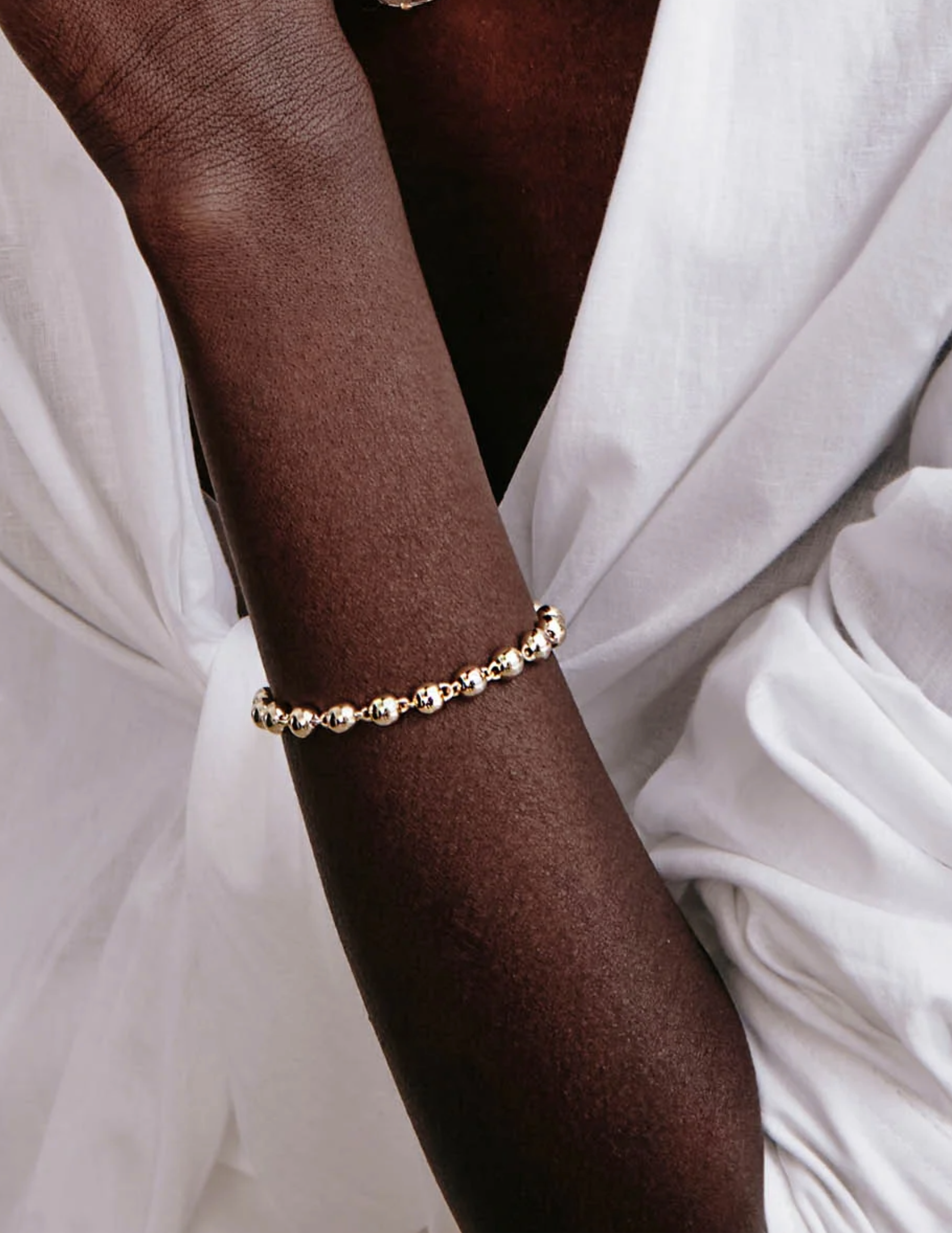 Andie Gold Ball Chain Bracelet