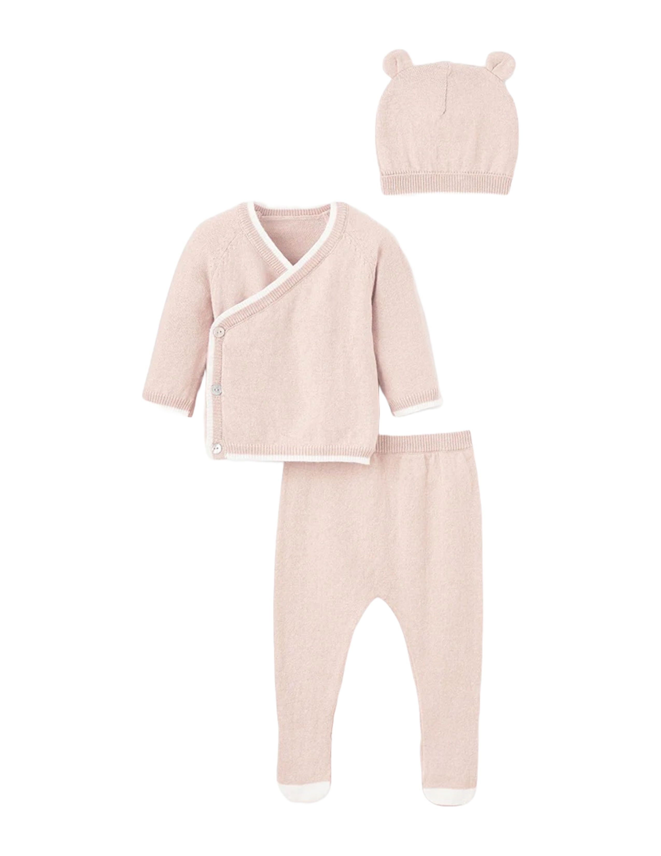 Cashmere Baby Layette Set - Blush