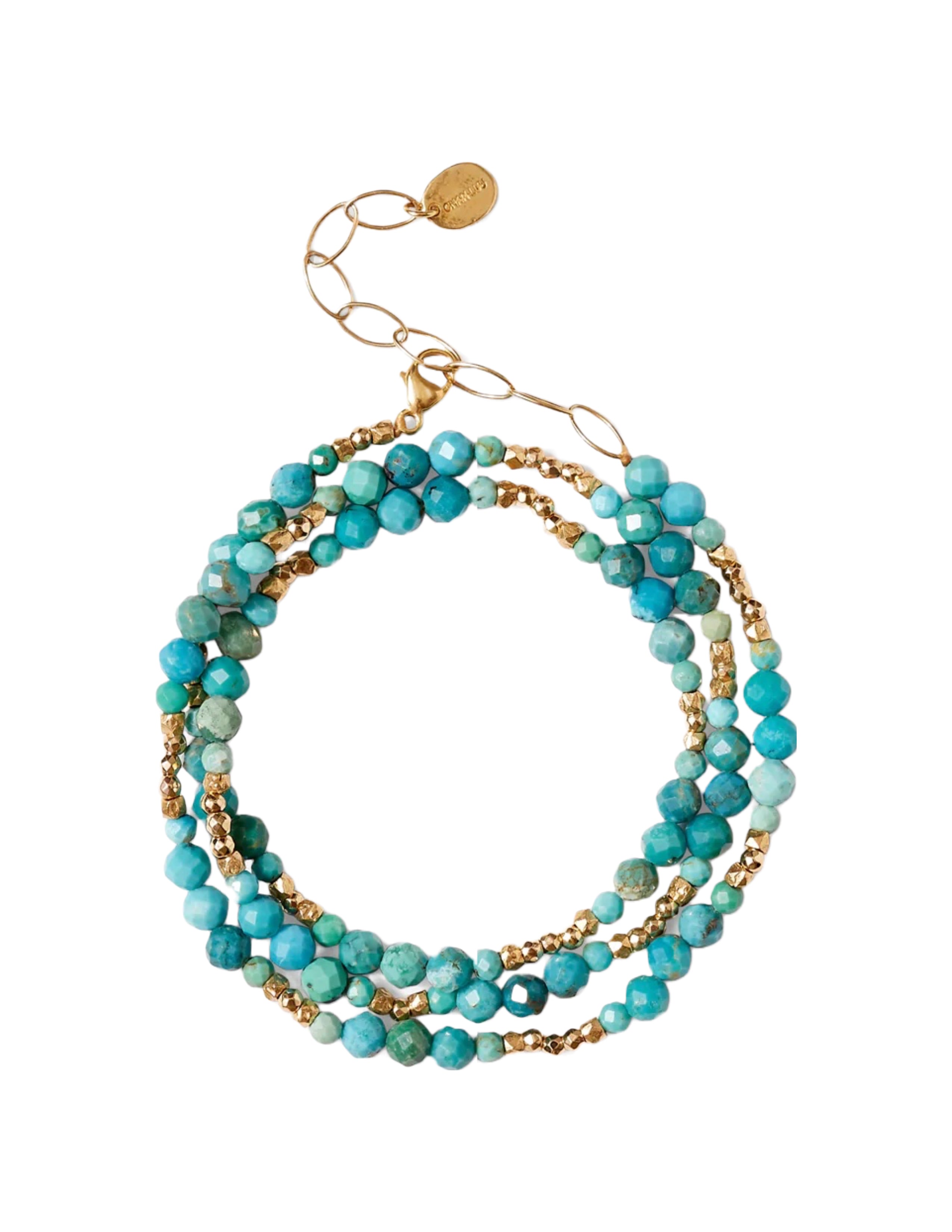 Granada Naked Wrap Bracelet - Turquoise
