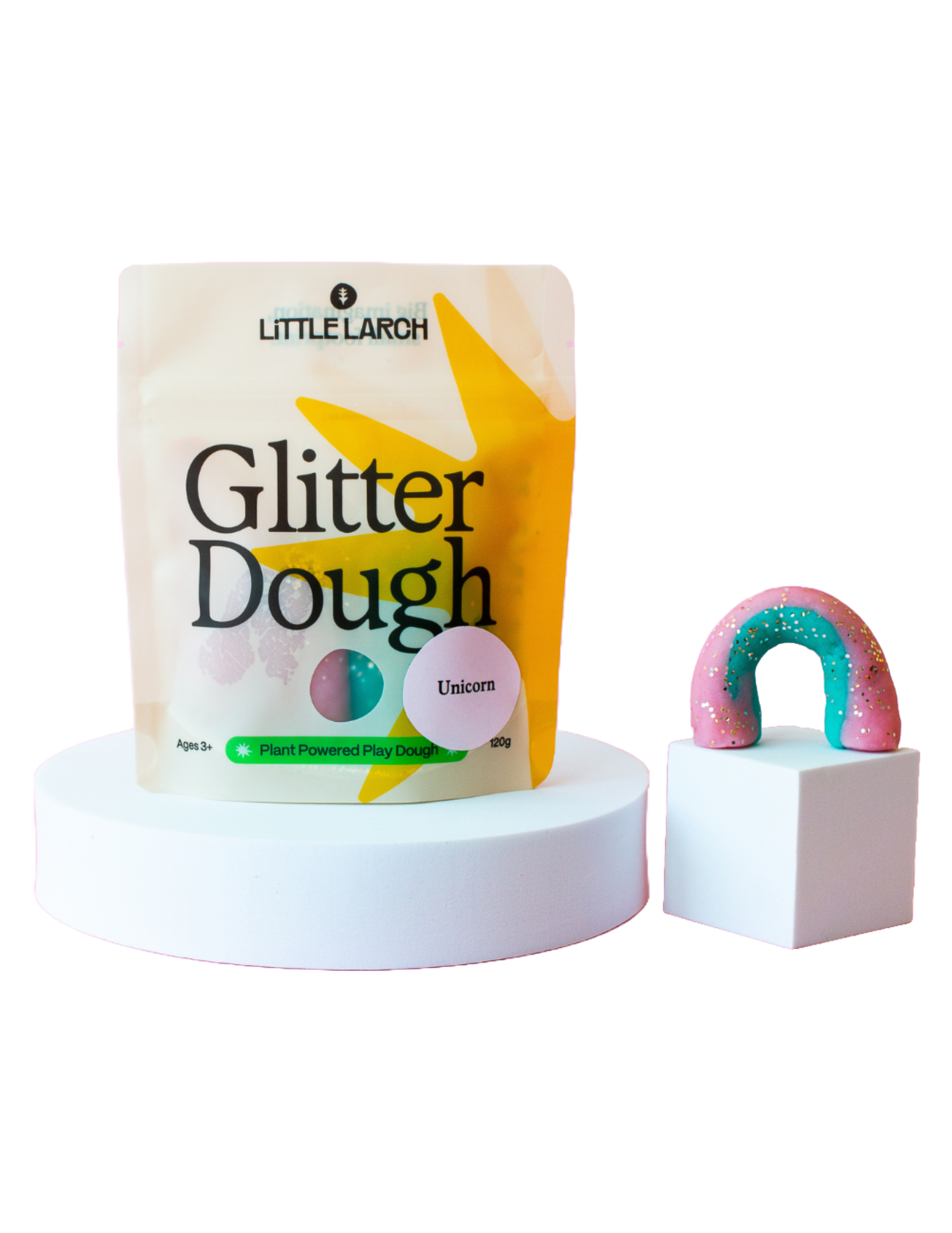 Natural Glitter Play Dough - Unicorn