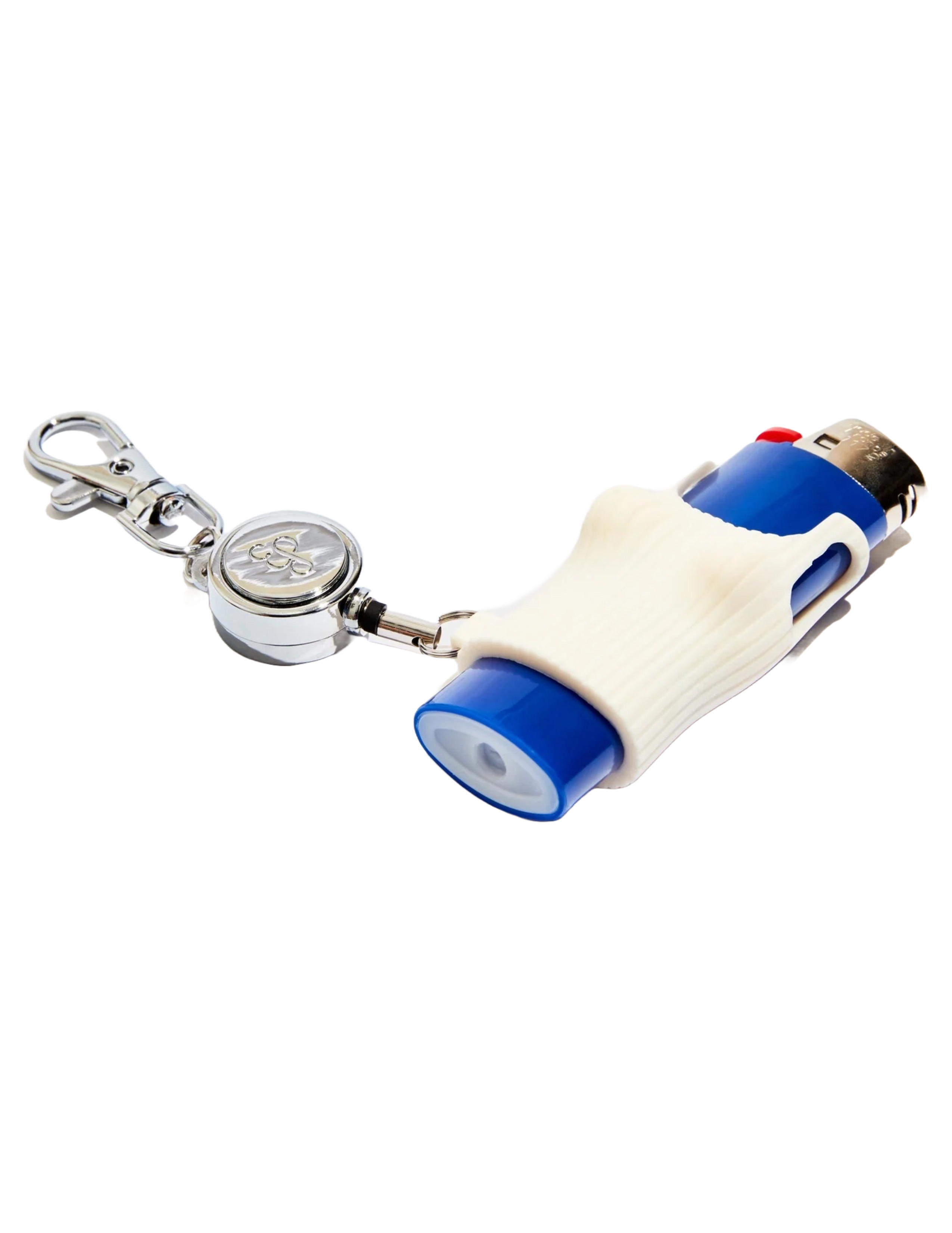 Tank Top Lighter Holder Bag Charm - Cream