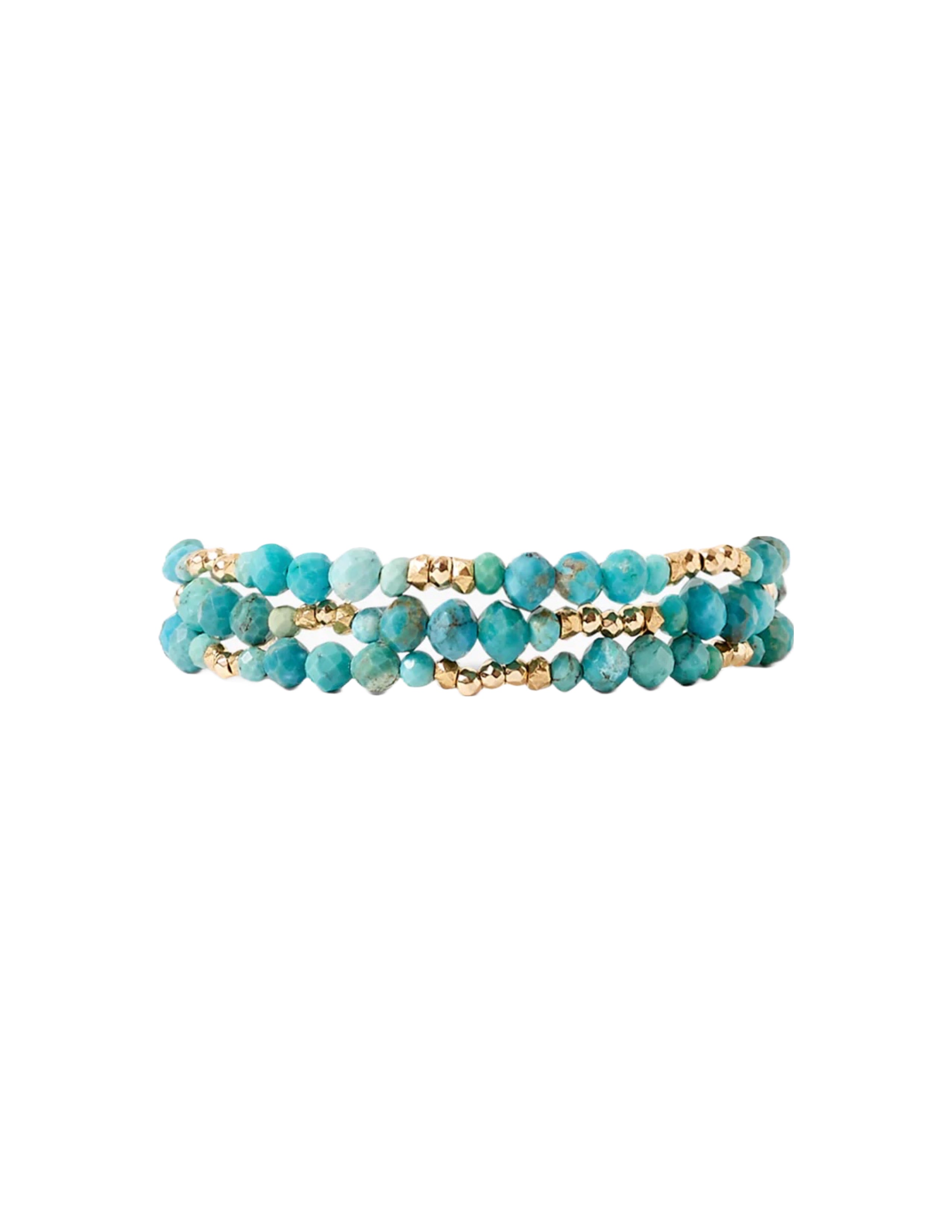 Granada Naked Wrap Bracelet - Turquoise