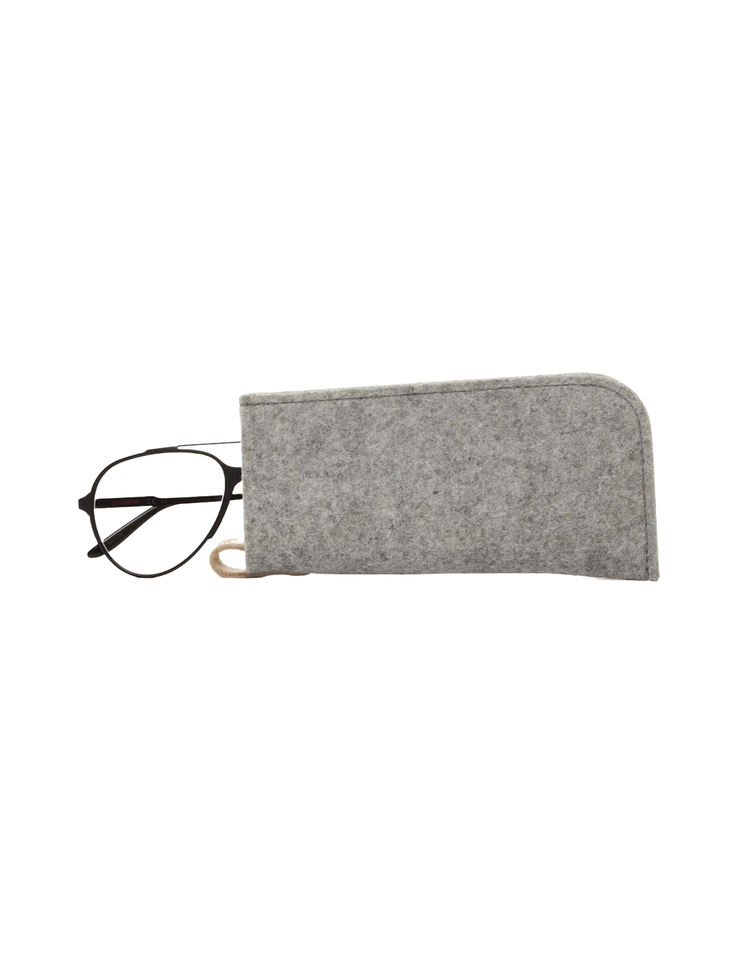 Classic Felt Eyeglass Sleeve - Granite