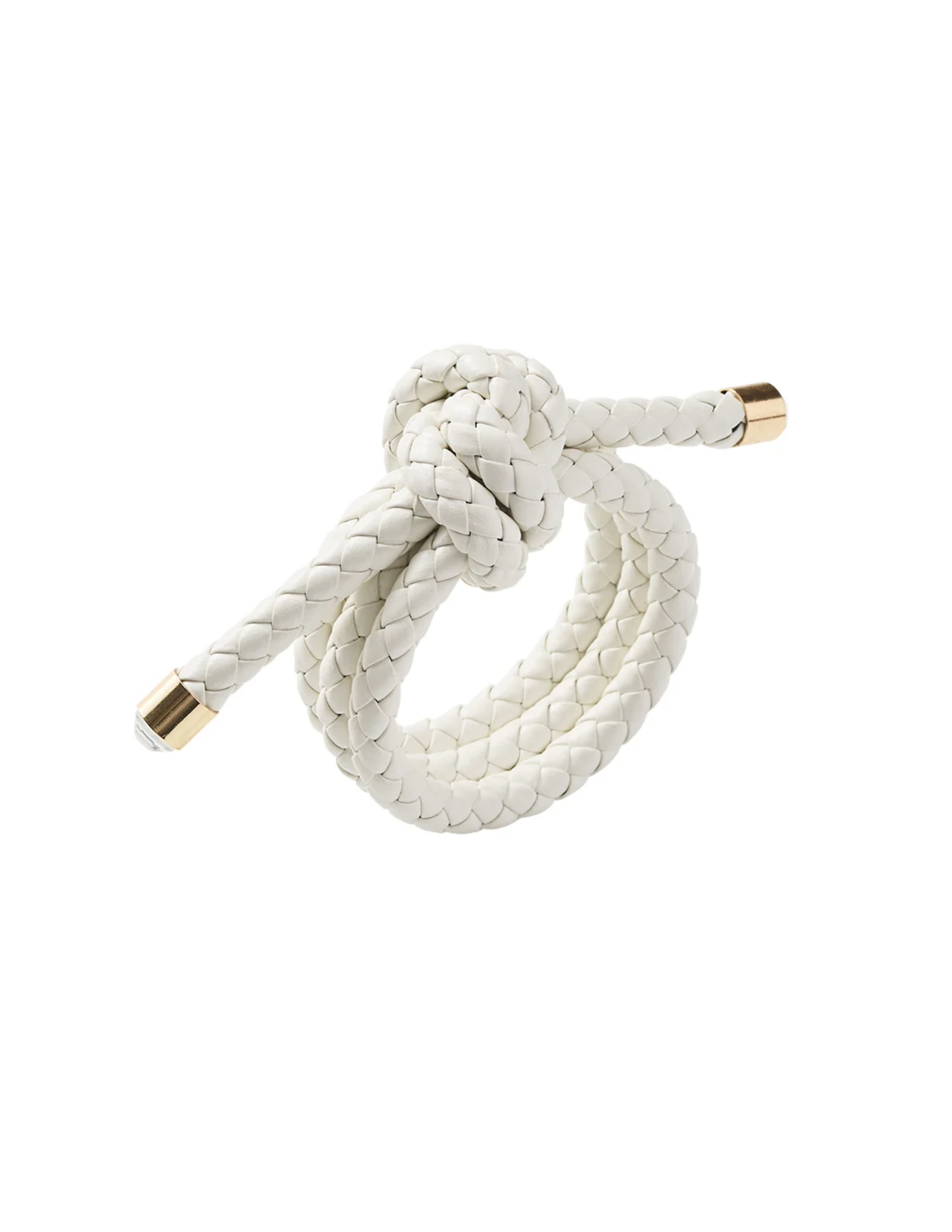 Rope Knot Napkin Ring Set/4 - White