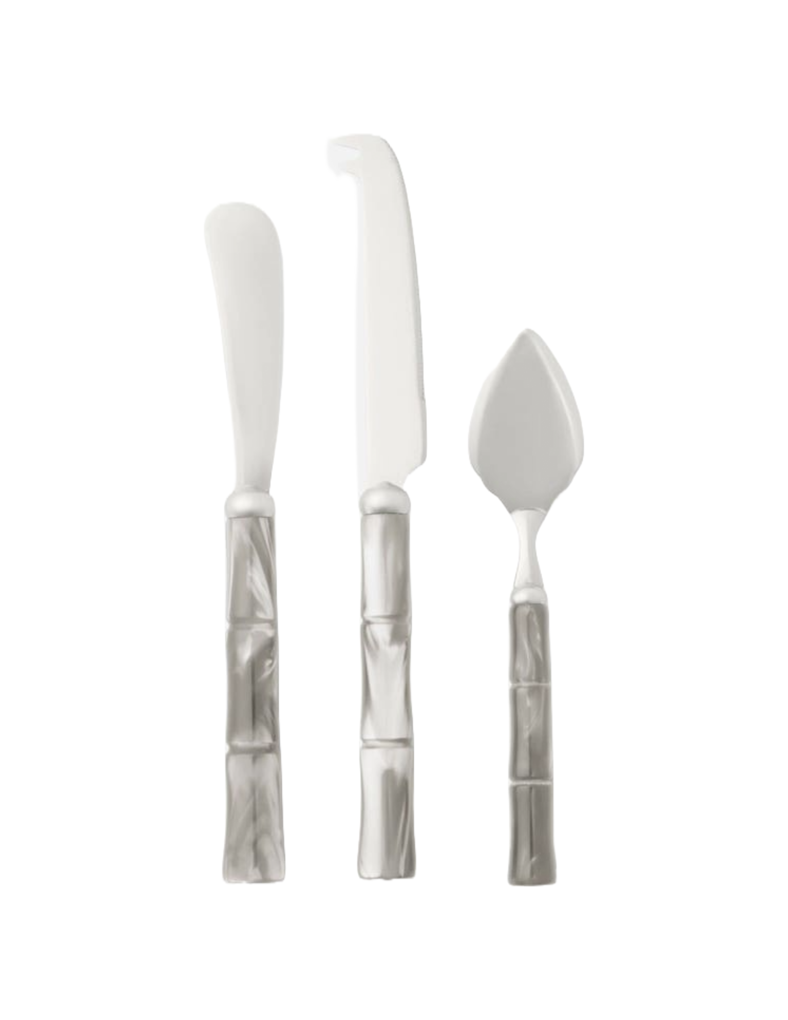 Lulu 3 Piece Cheese Knife Set - Grey