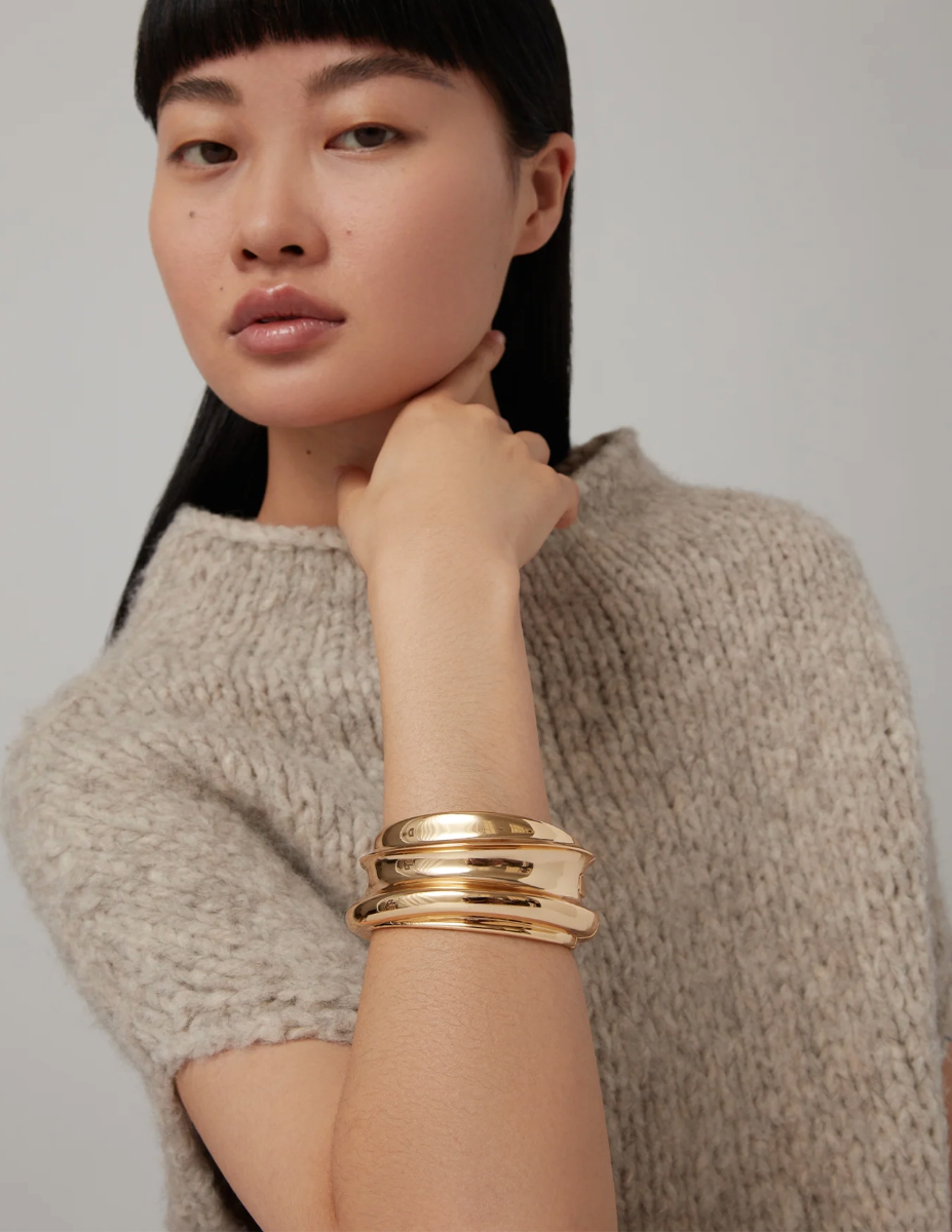 Mega Lennon Bangle - Gold