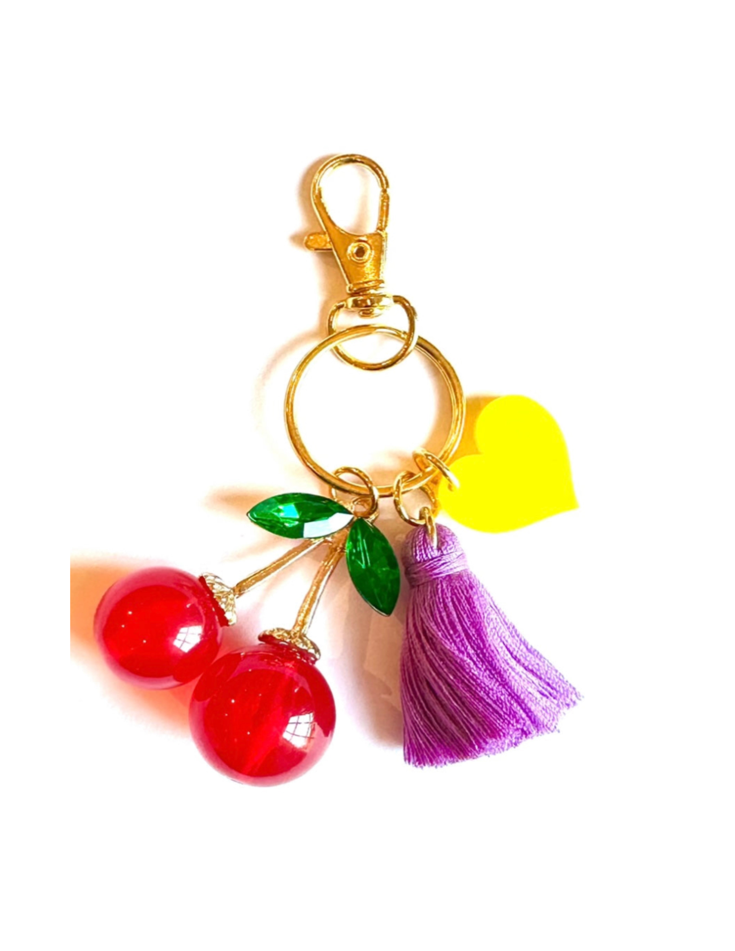 Cherry Key/Bag Charm