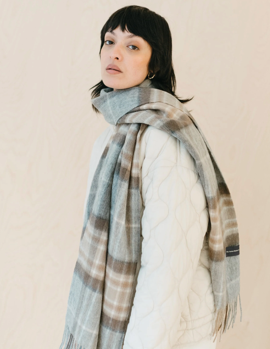 Lambswool Oversized Scarf - Mackellar Tartan