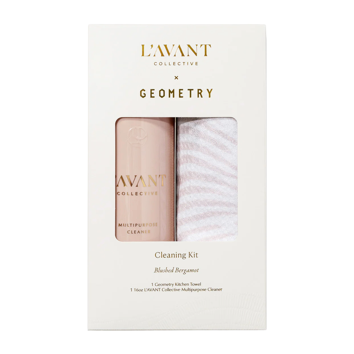L'AVANT x Geometry Cleaning Kit - Blushed Bergamot