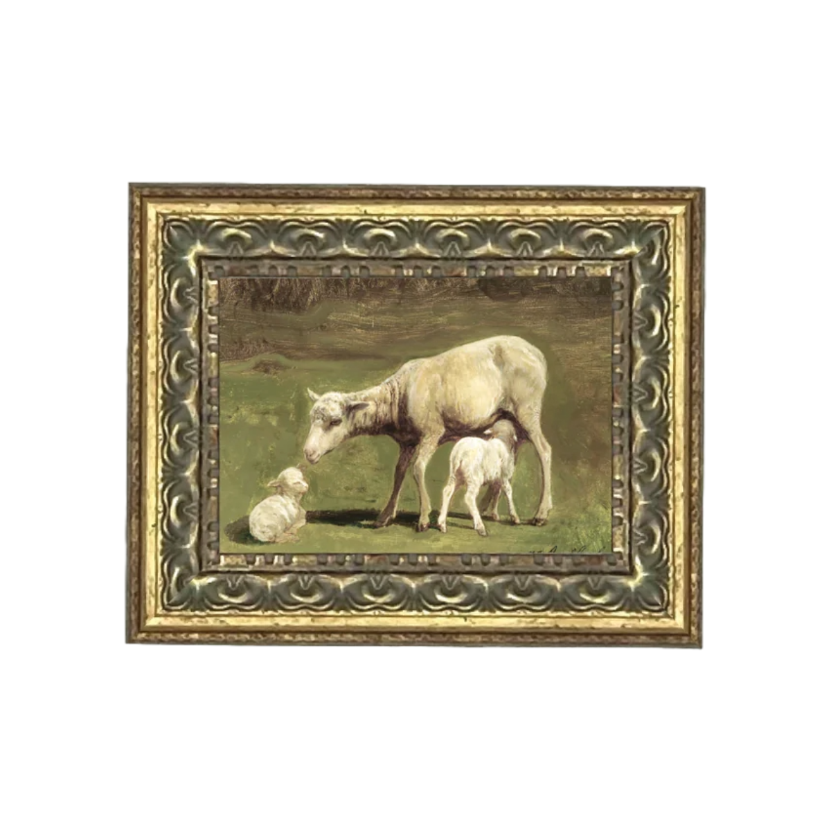 Ewe and Two Lambs