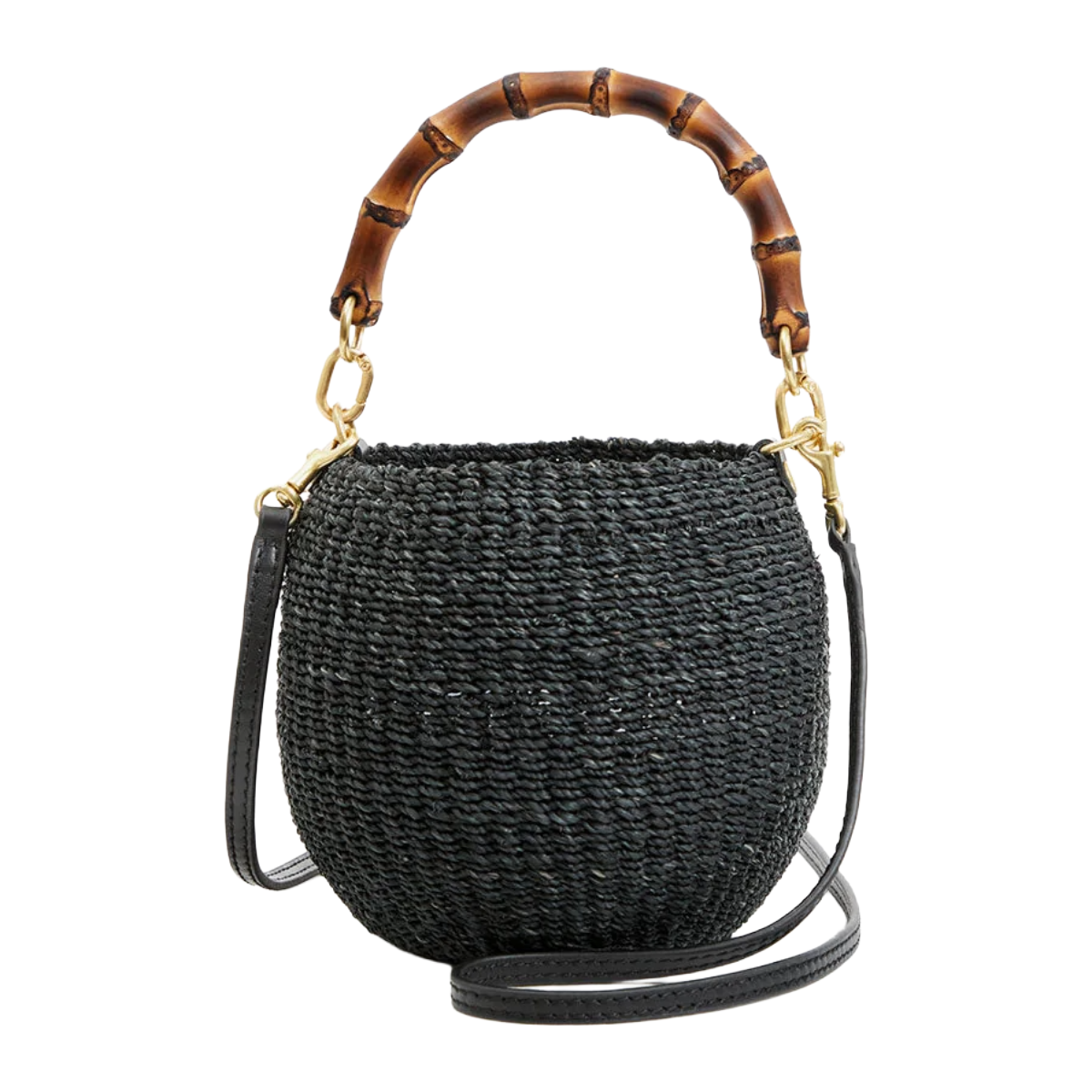 Petit Pot de Miel with Bamboo Handle - Black