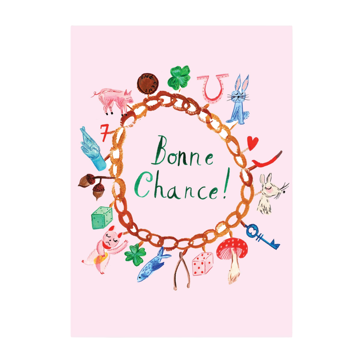 Bonne Chance Card