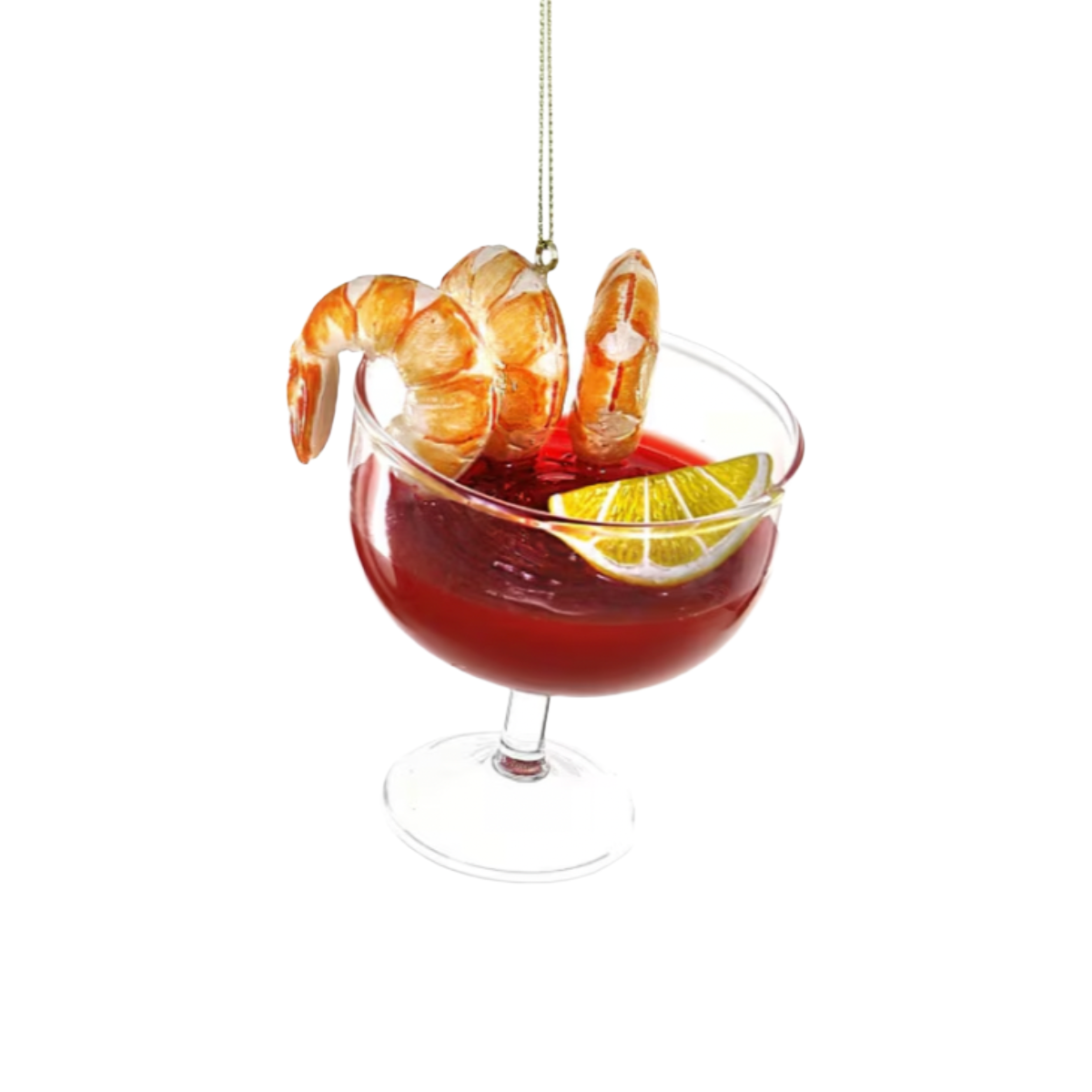 Shrimp Cocktail Ornament
