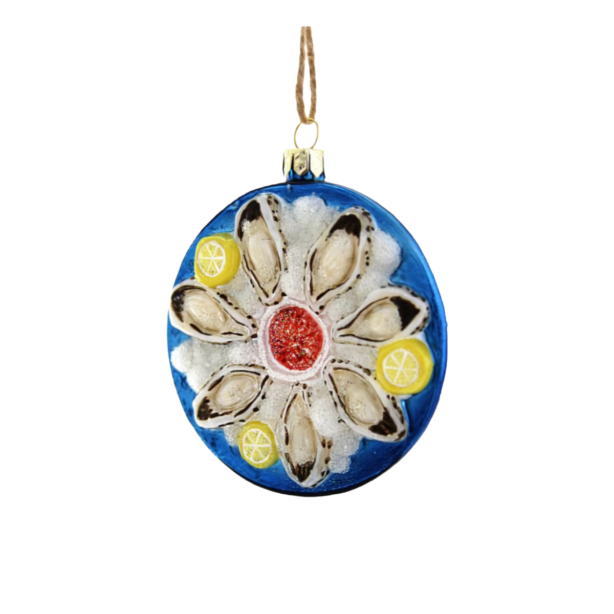 Plated of Oyster Ornament