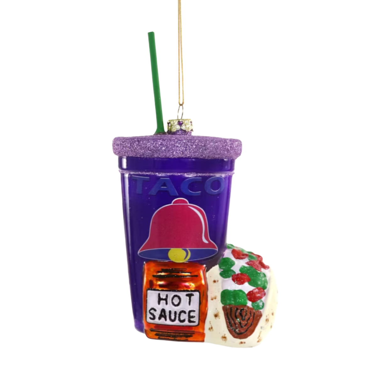 Fast Food Taco Ornament