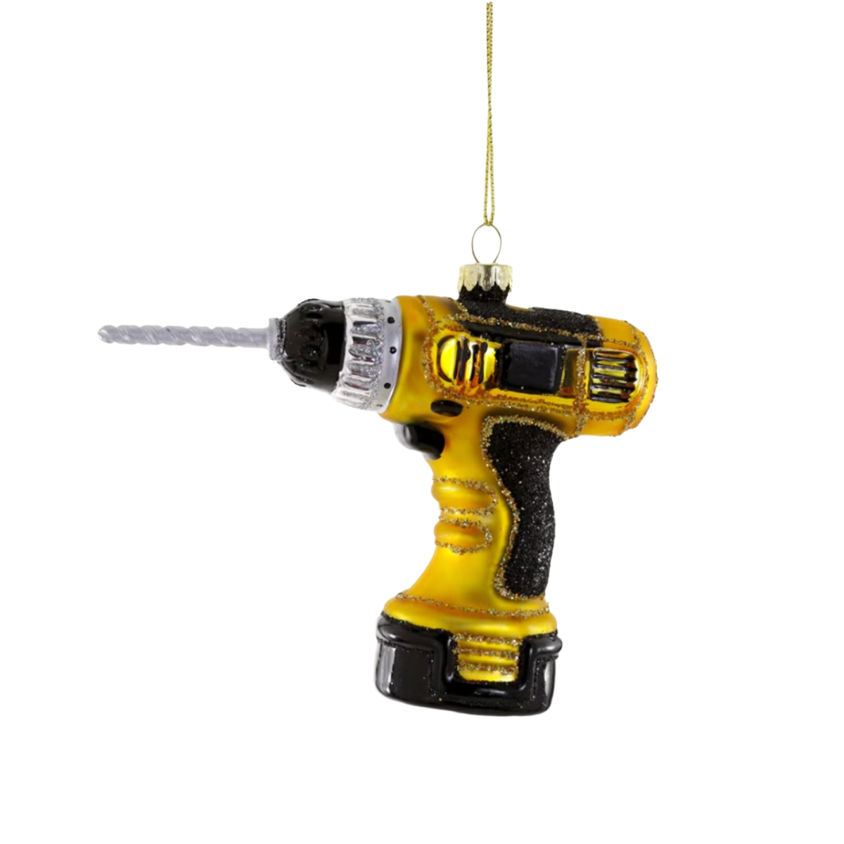 Yellow Drill Ornament