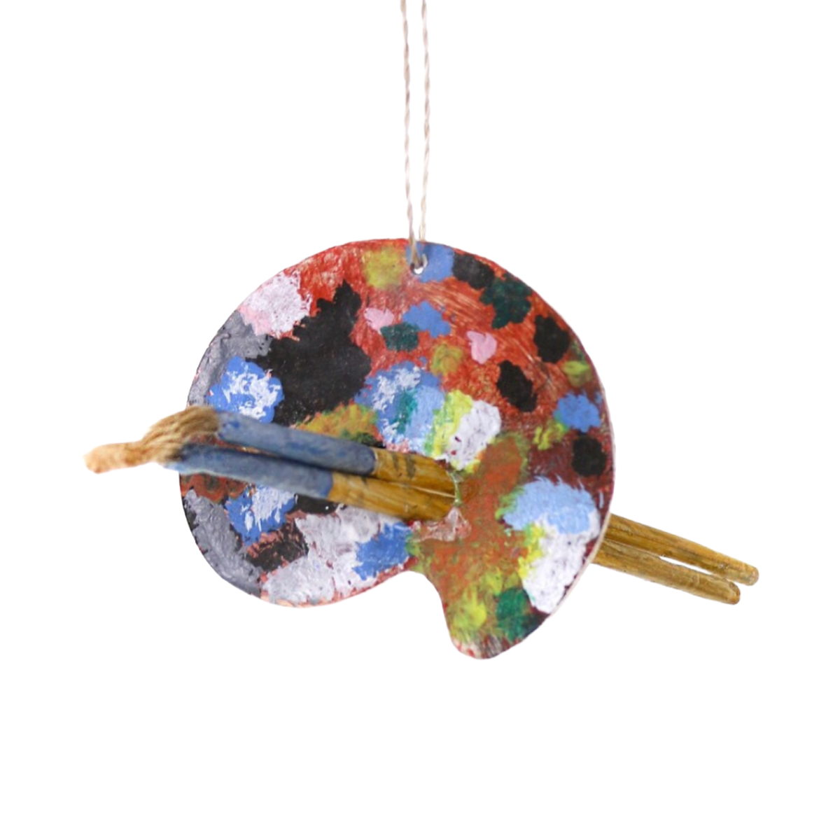 Vintage Artist Palette Ornament