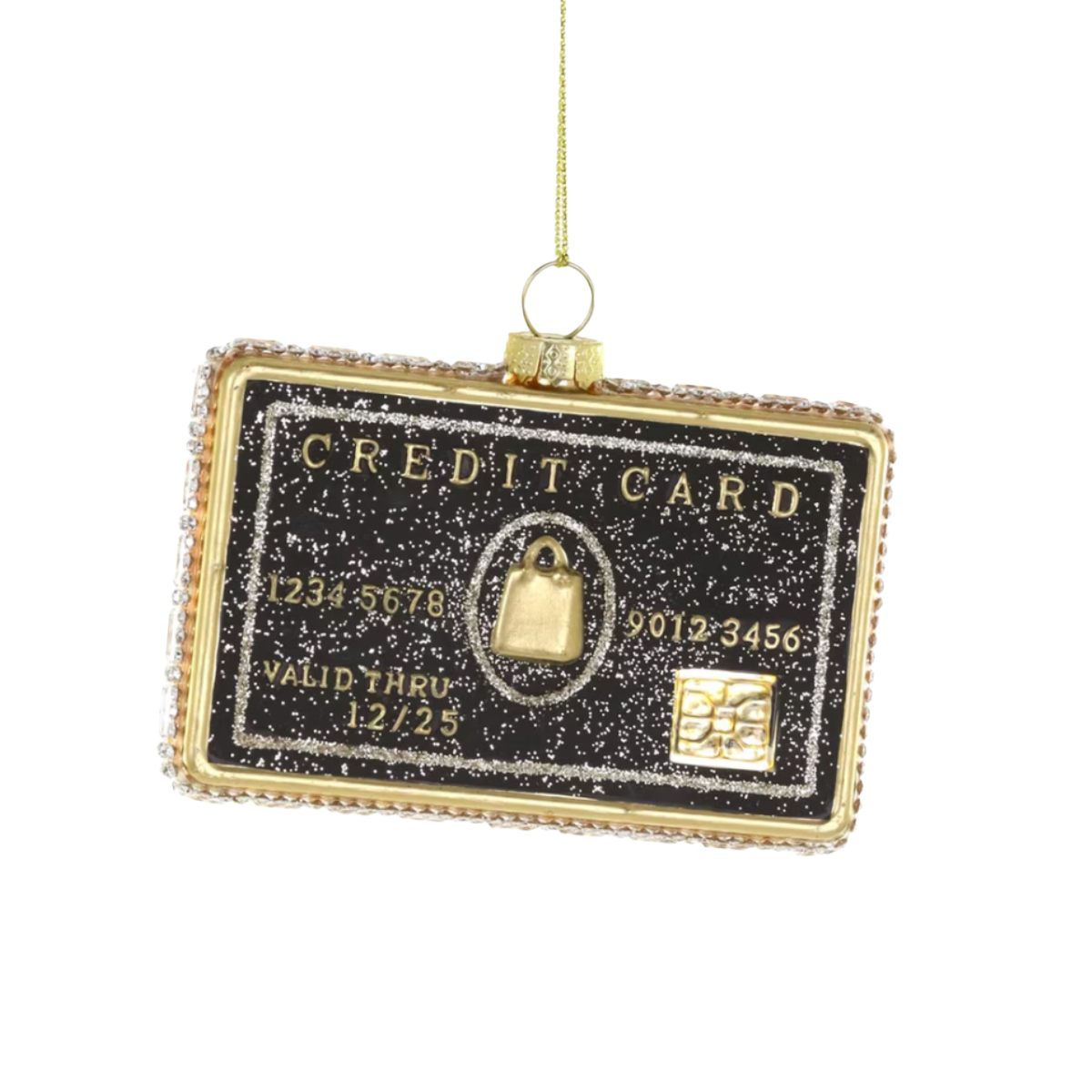 Black Credit Card Ornament